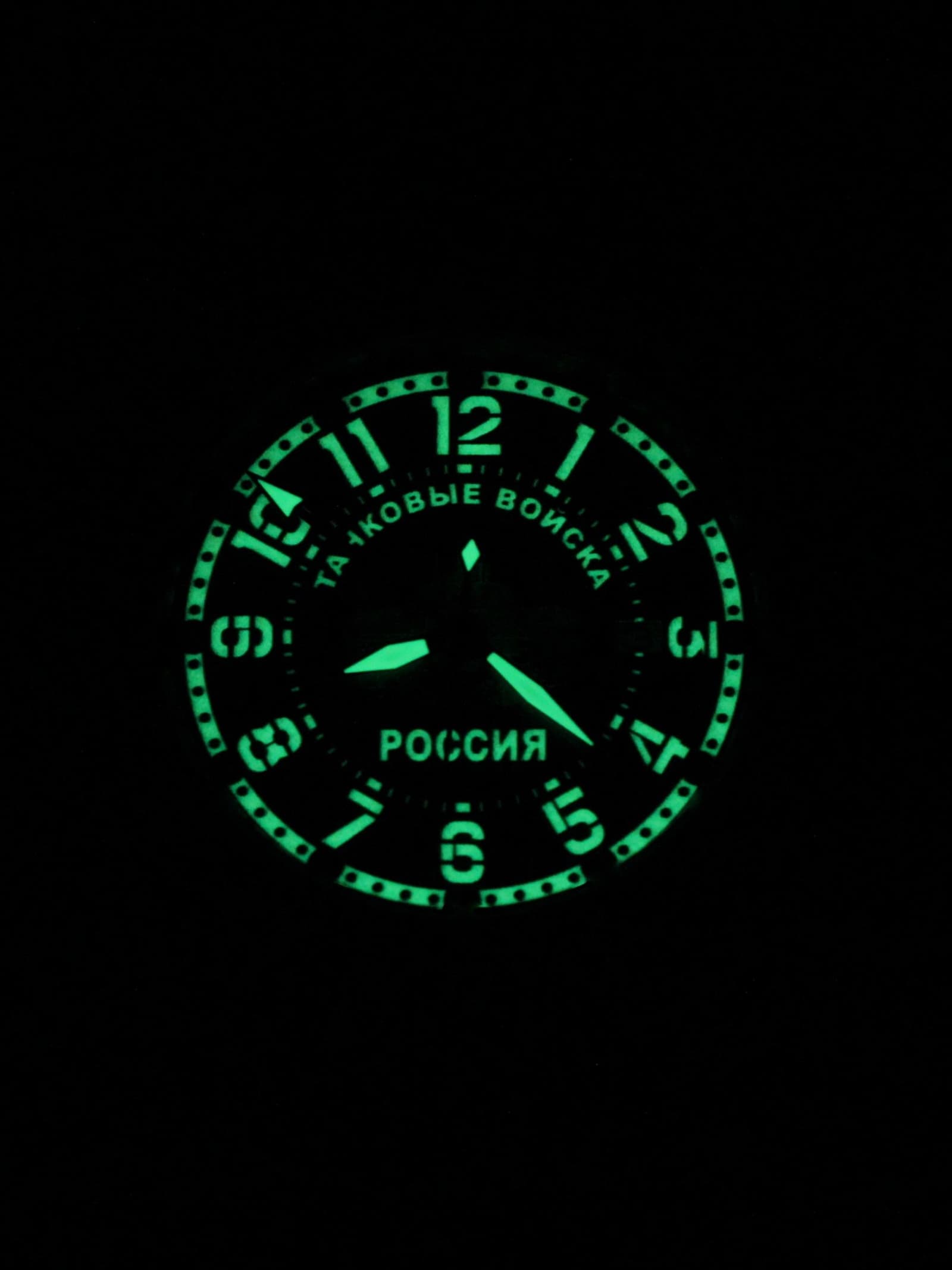Часы Танковые войска механические с автоподзаводом (Seiko NH34A) 47.209.01