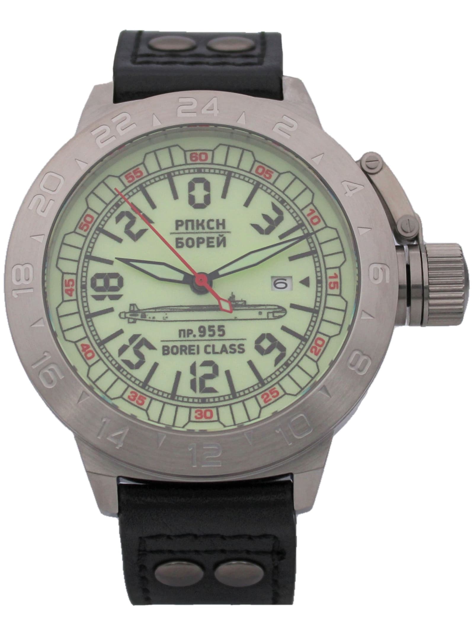 Часы РПКСН 955 Борей (Borei class) механические с автоподзаводом (Seiko NH34A) 52.190.01