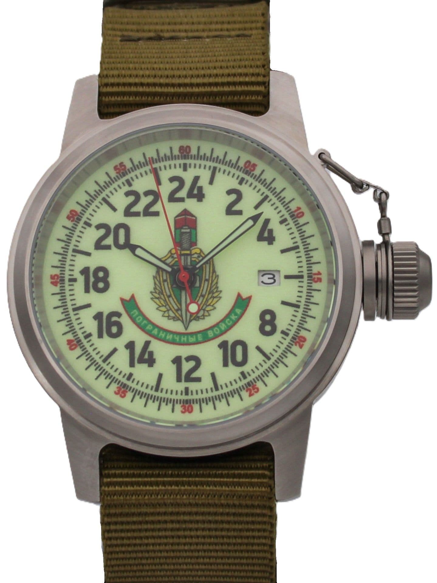 Часы Погранвойска механические с автоподзаводом (Seiko NH34A) 45.173.21