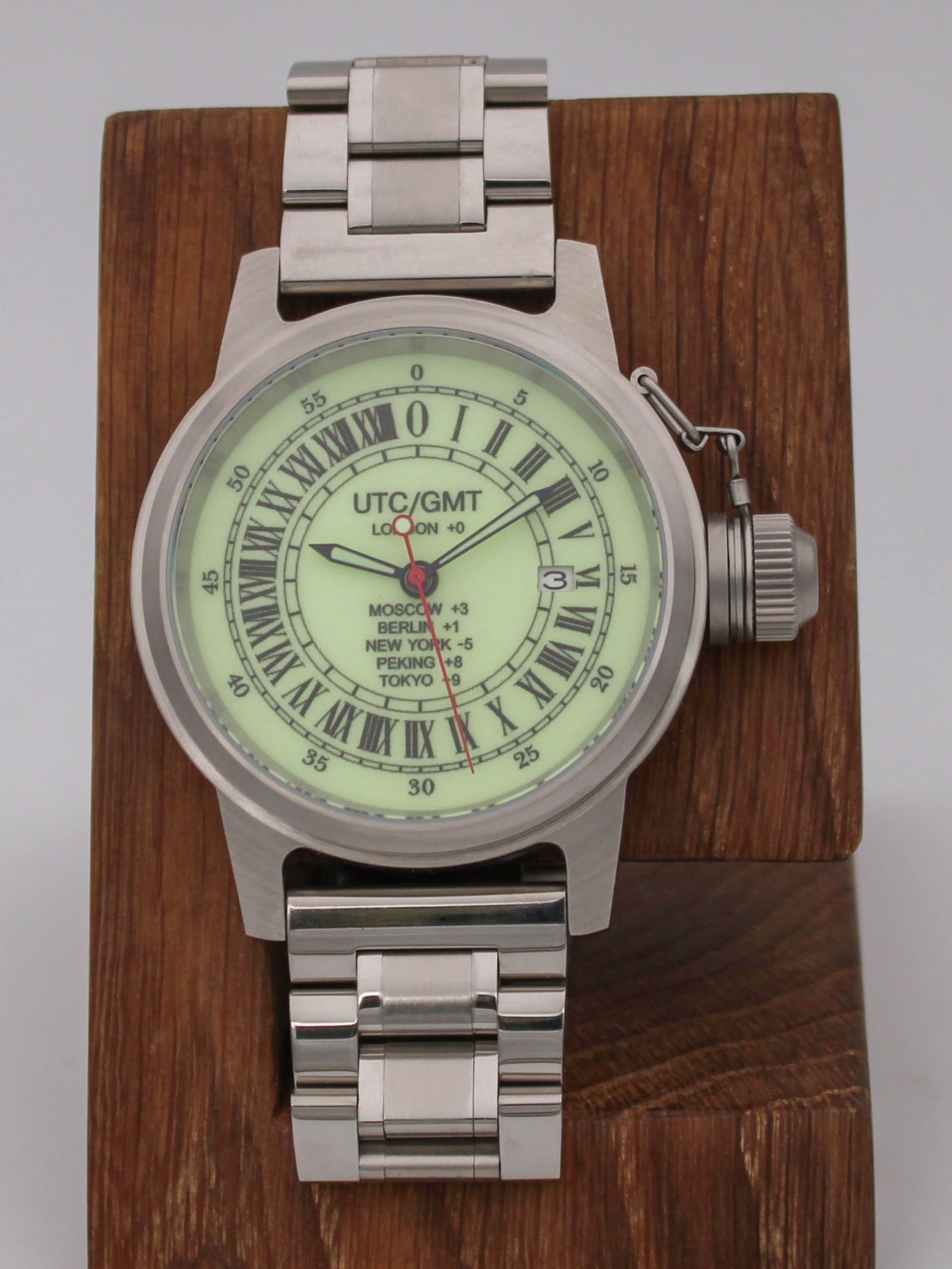 Часы Полярные UTC / GMT с автоподзаводом (Seiko NH34A) 45.229.2