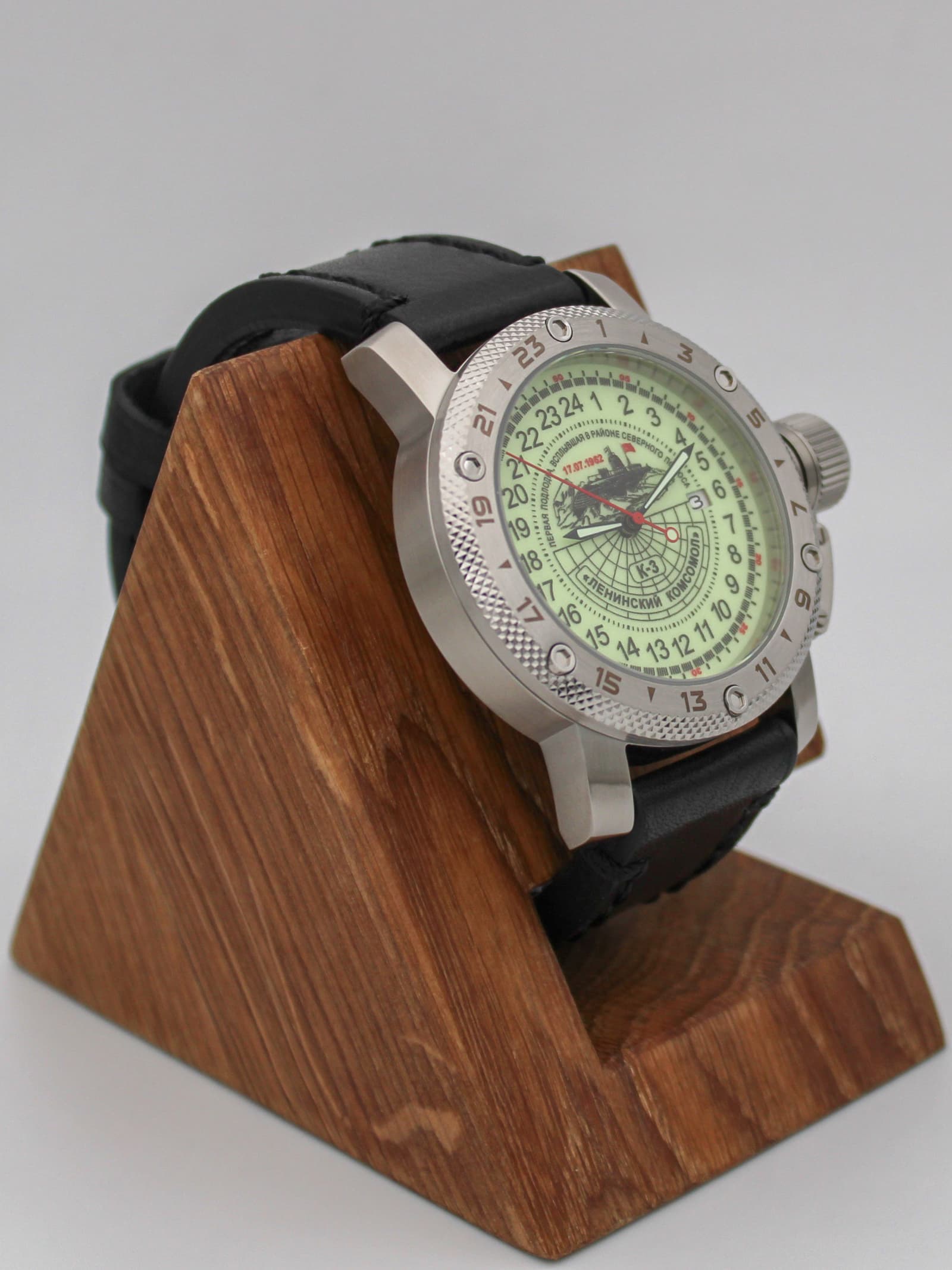 Часы К-3 "Ленинский комсомол" механические с автоподзаводом (Seiko NH34A) 47.150.01