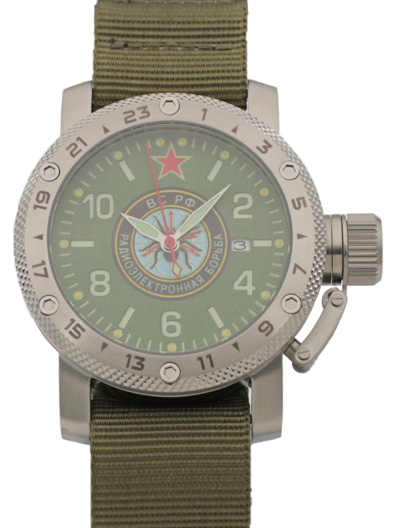 Часы Войска РЭБ механические с автоподзаводом (Seiko NH35A) 47.277.21