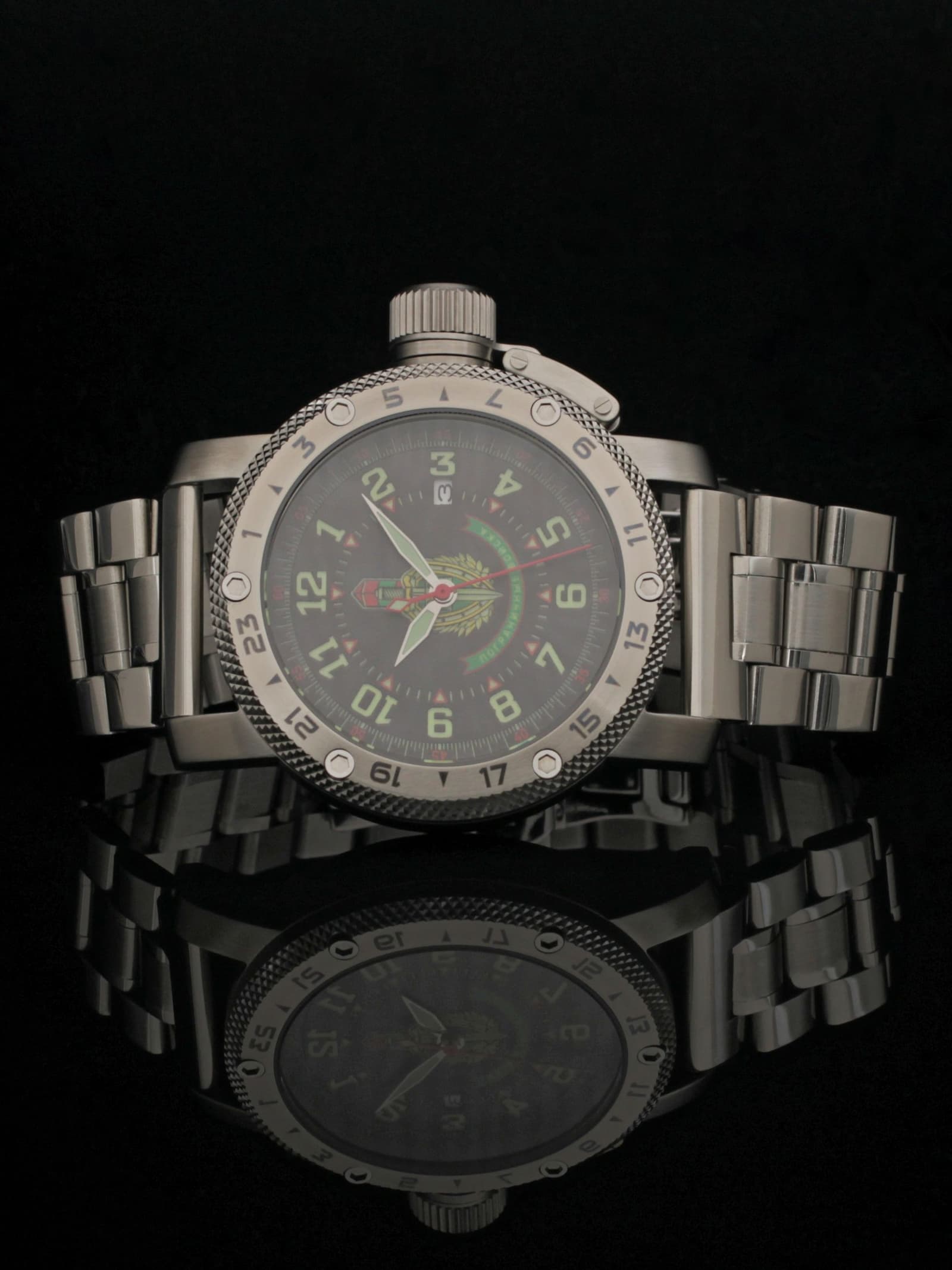 Часы Погранвойска механические с автоподзаводом (Seiko NH35A) 47.356.2