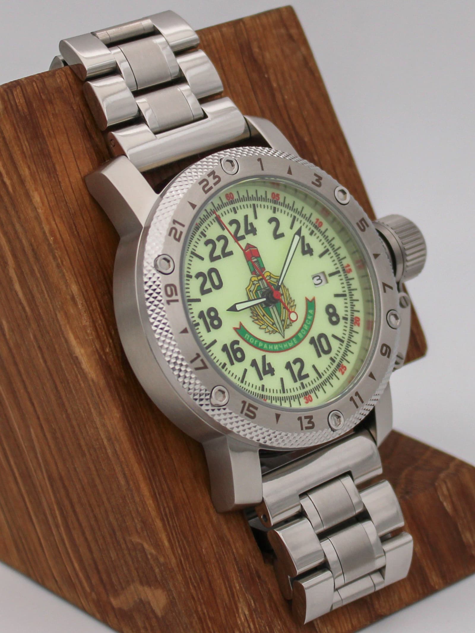 Часы Погранвойска механические с автоподзаводом (Seiko NH34A) 47.173.2