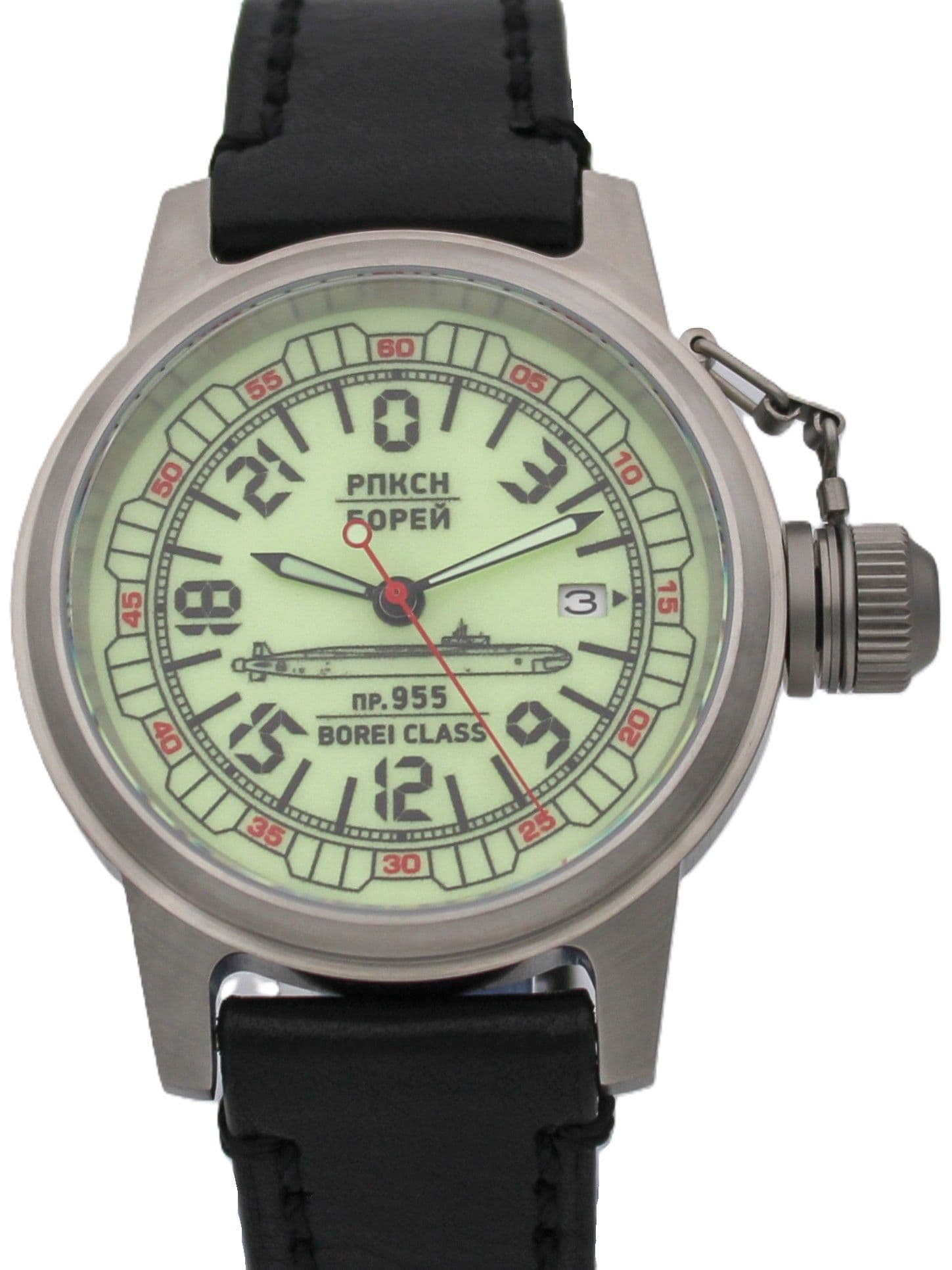 Часы РПКСН 955 Борей (Borei class) механические с автоподзаводом (Seiko NH34A) 45.190.01