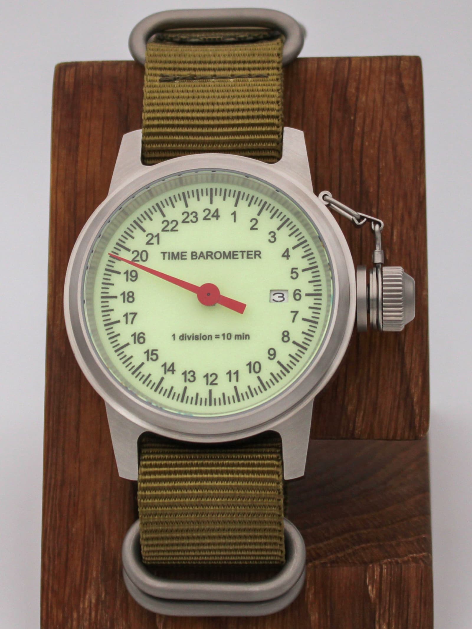 Часы Time Barometer однострелочные механические с автоподзаводом (Seiko NH34A) 45.600.21
