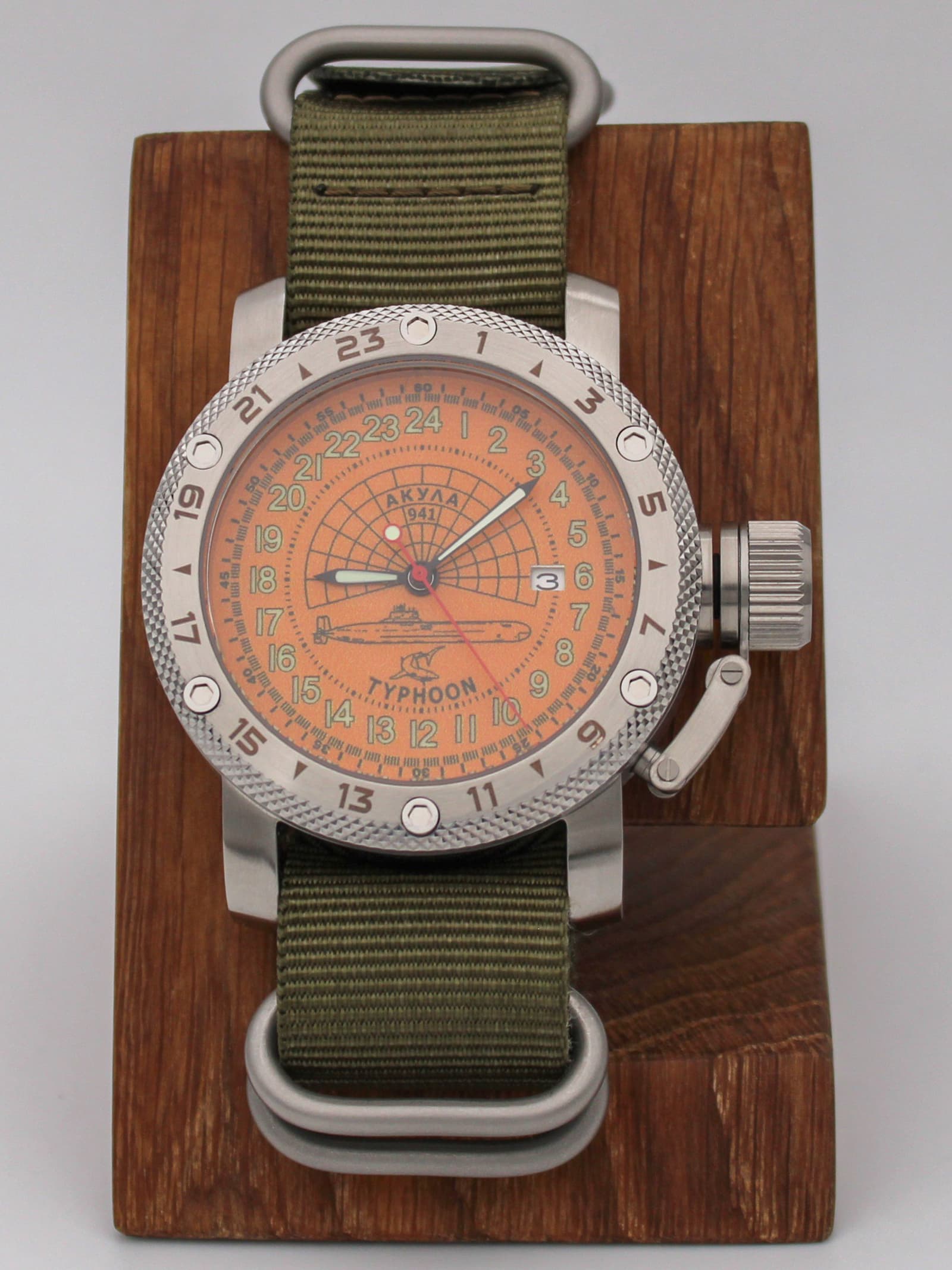 Часы 941 / Акула (Typhoon) механические с автоподзаводом (Seiko NH34A) 47.149.21