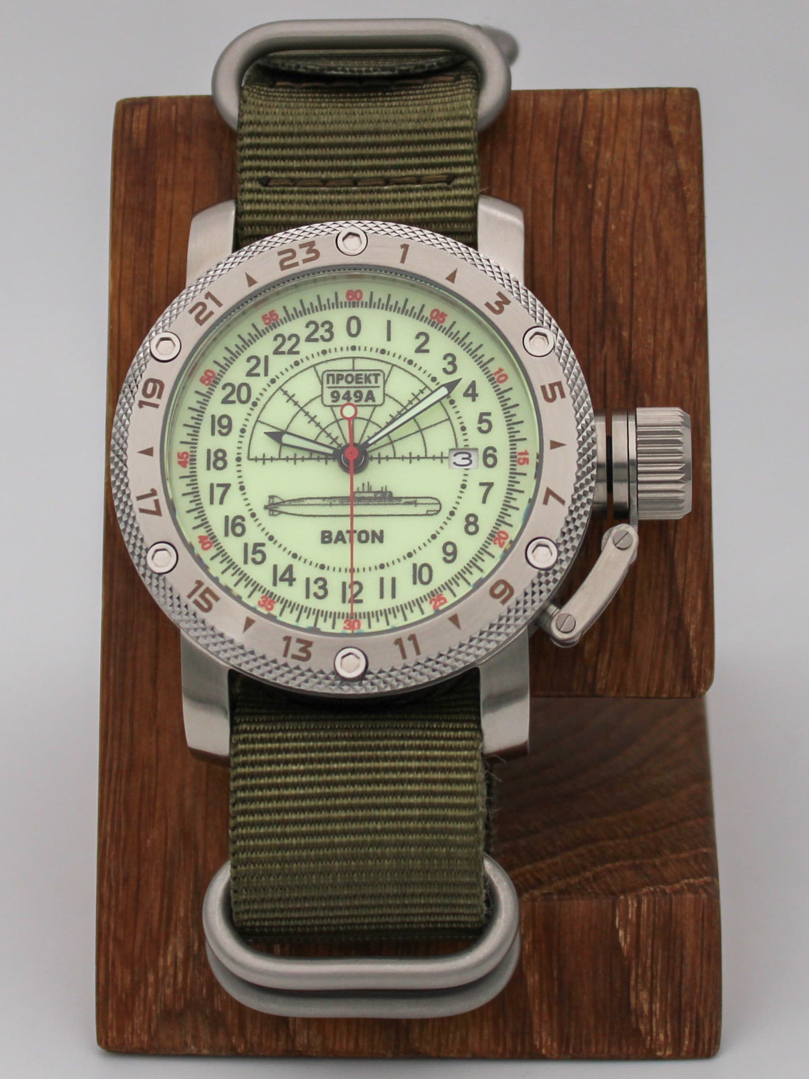 Часы 949А / Baton механические с автоподзаводом (Seiko NH34A) 47.046.21