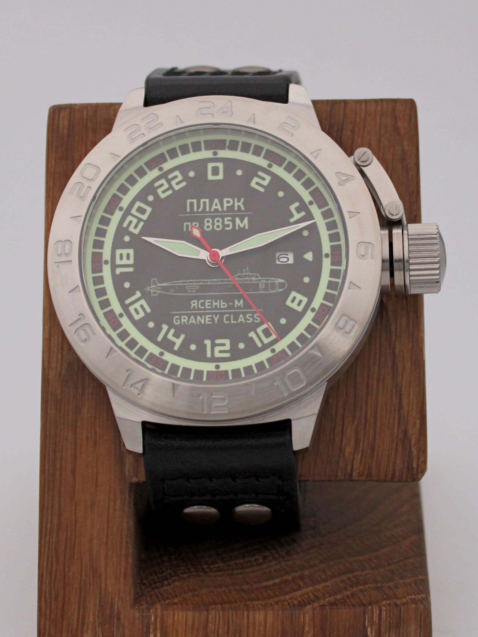 Часы ПЛАРК 885М Ясень-М (Graney class) механические с автоподзаводом (Seiko NH34A) 52.194.01