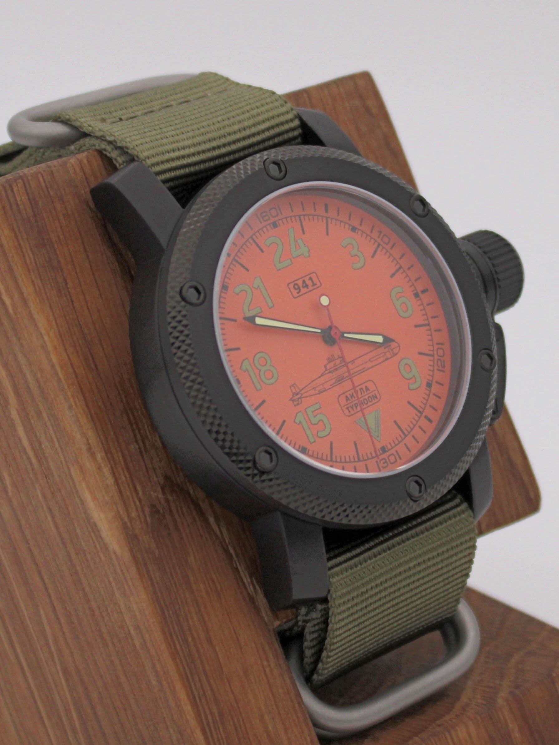 Часы 941 / Акула (Typhoon) механические с автоподзаводом (Восток 2431) 101.053.21