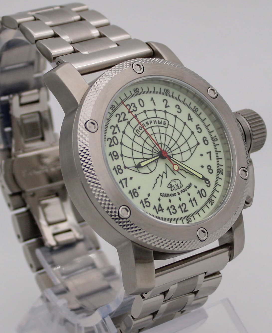 Часы Полярные (медведь) механизм Восток 2431.01