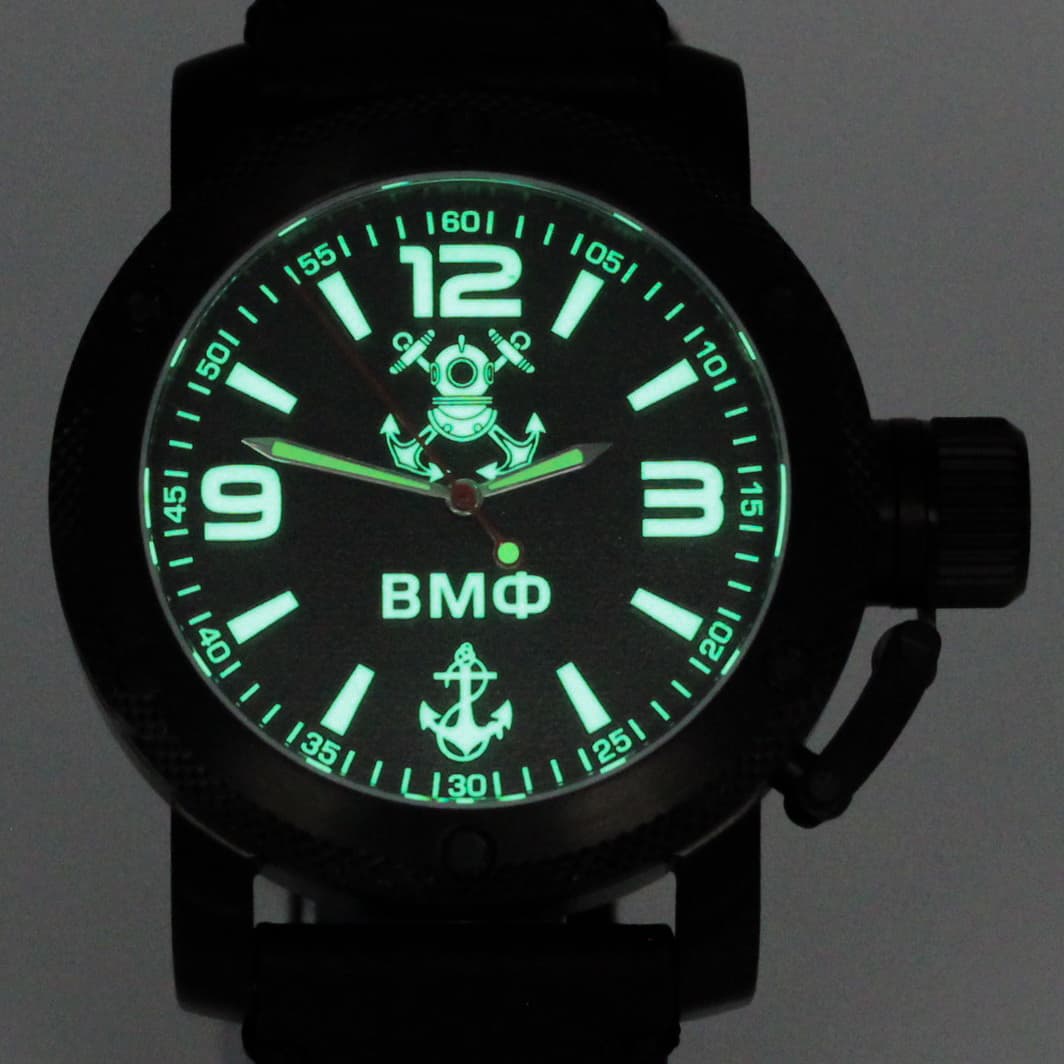 Часы ВМФ(с якорем) механизм Восток 2415.01