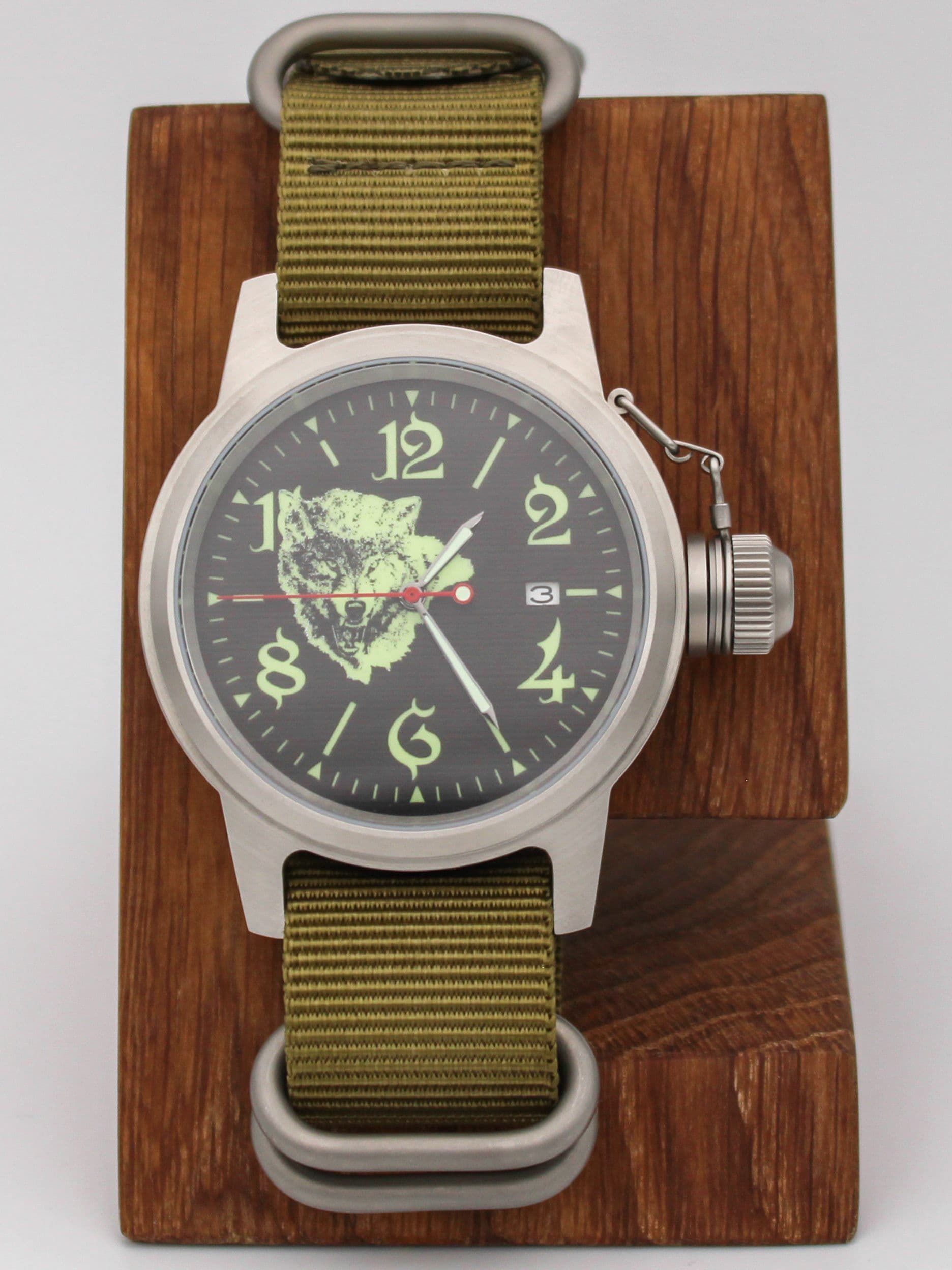 Часы Волк механические с автоподзаводом (Seiko NH35A) 45.300.21