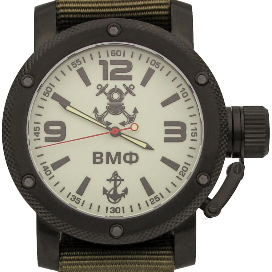 Часы ВМФ(с якорем) механизм Восток 2415.01