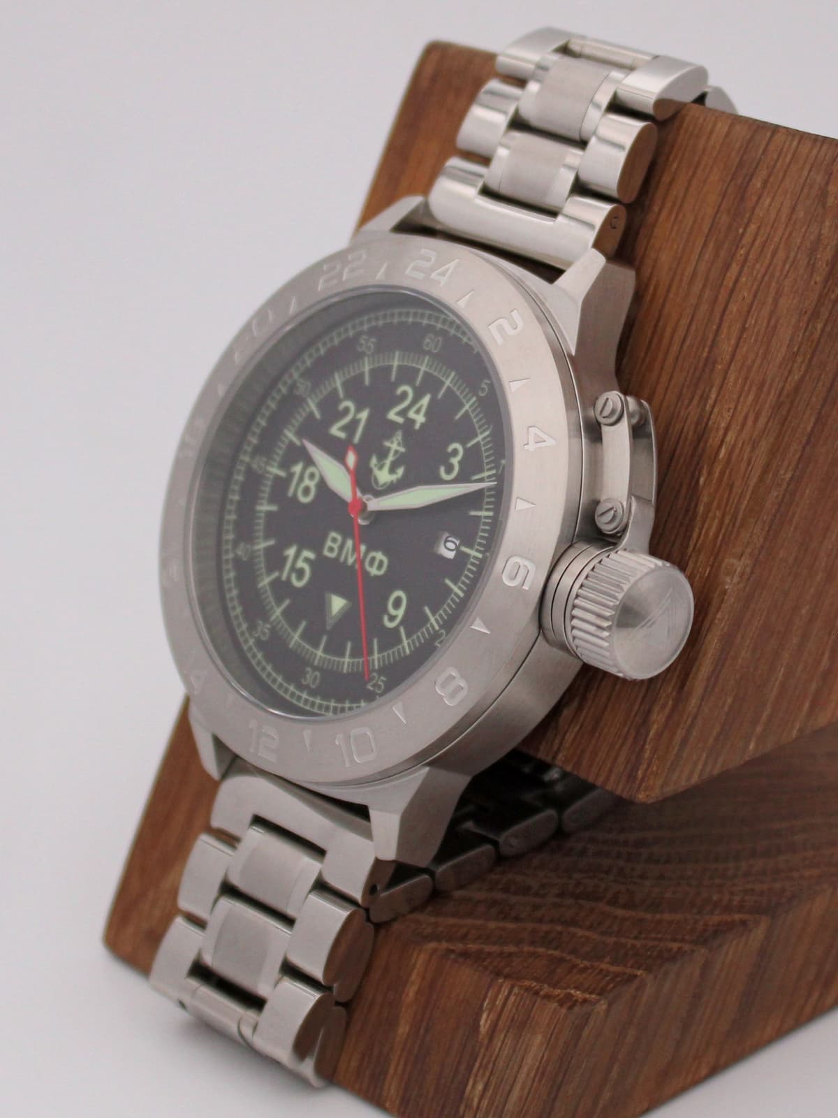 Часы ВМФ механические с автоподзаводом (Seiko NH34A) 52.060.2