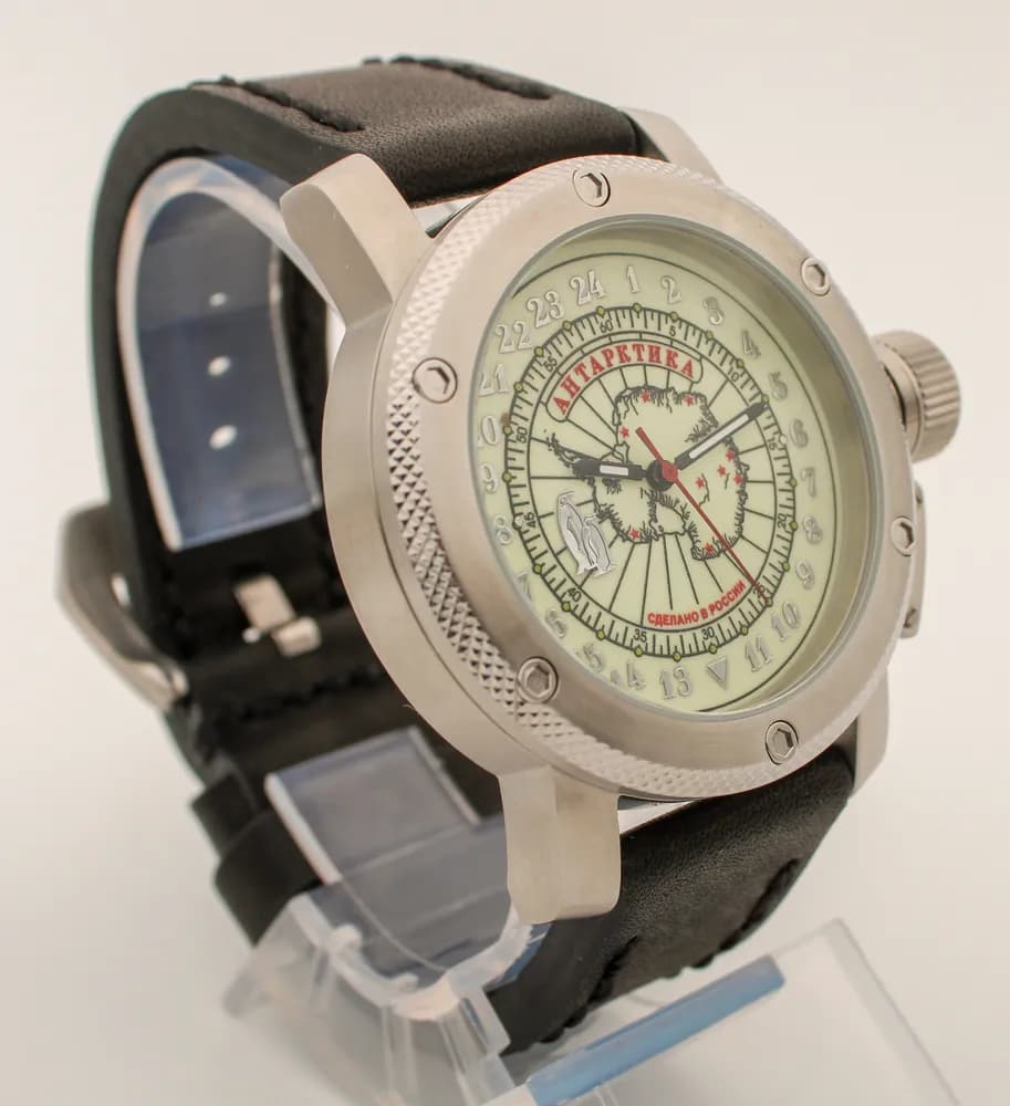 Часы Полярные / Антарктика 1140.01 механические с автоподзаводом (сапфировое стекло),  механизм Восток 2431