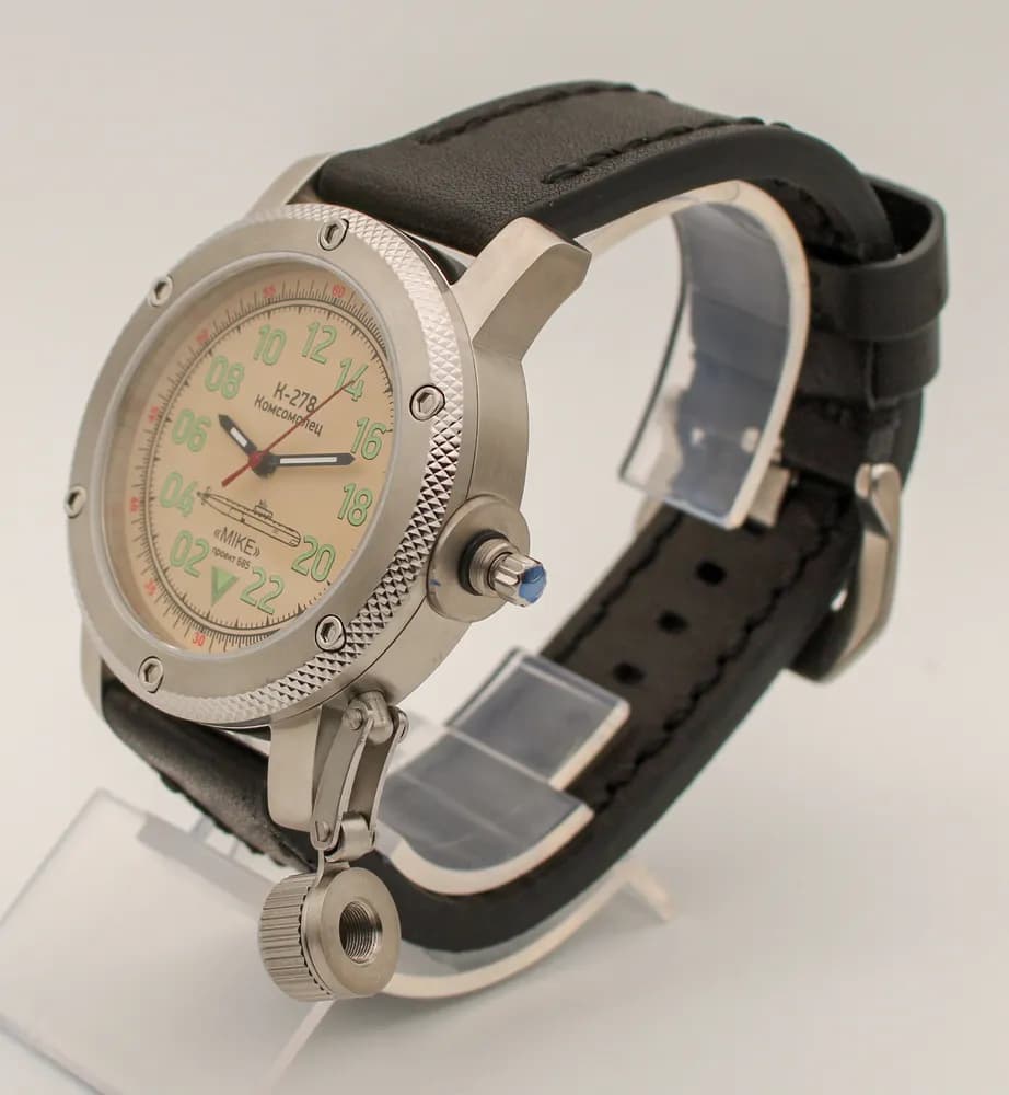 Часы К-278 / Комсомолец (Mike) 1042.01 механические с автоподзаводом (сапфировое стекло), механизм Восток 2431