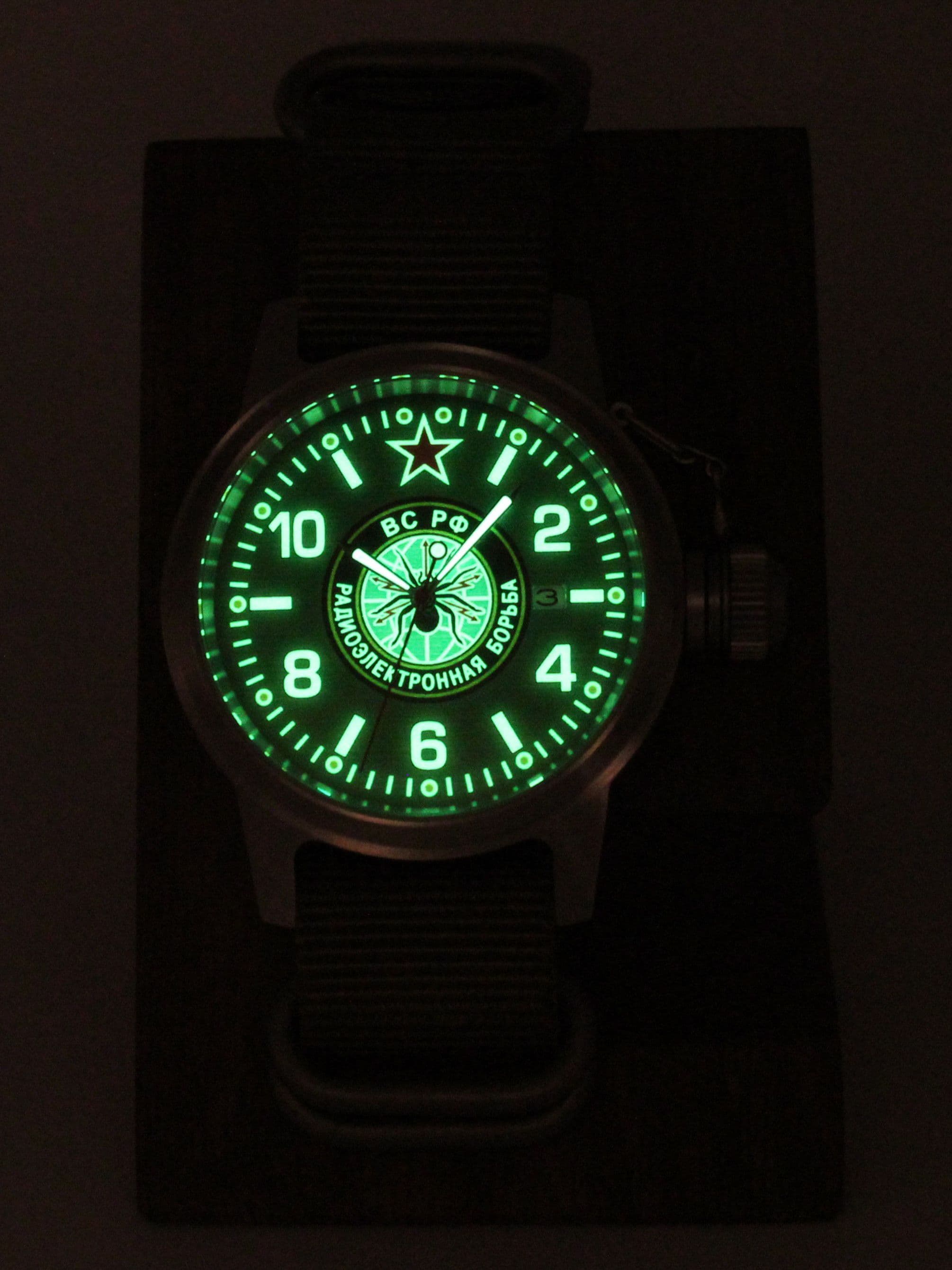 Часы Войска РЭБ механические с автоподзаводом (Seiko NH35A) 45.277.21