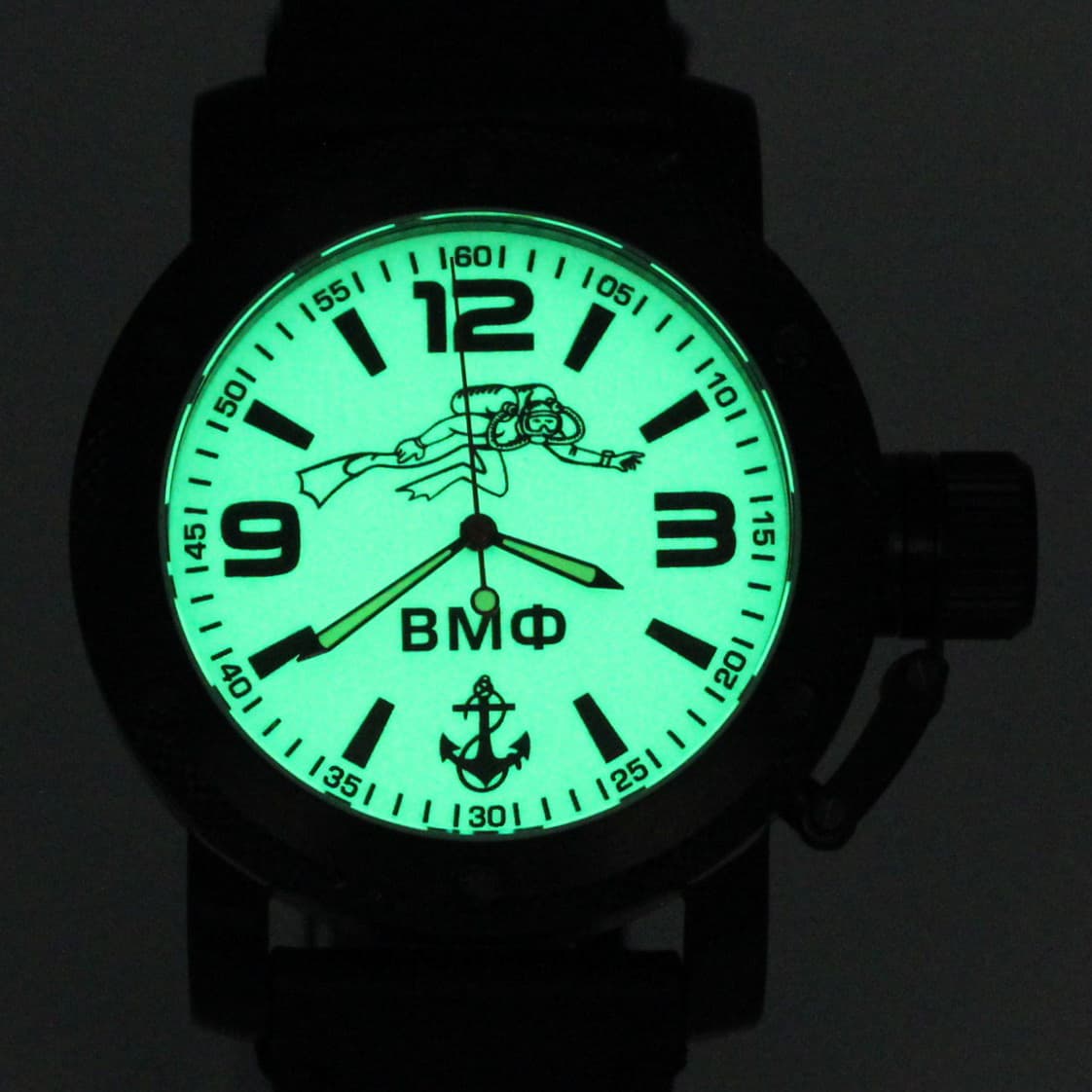 Часы ВМФ Боевой пловец, механизм Восток 2415.01
