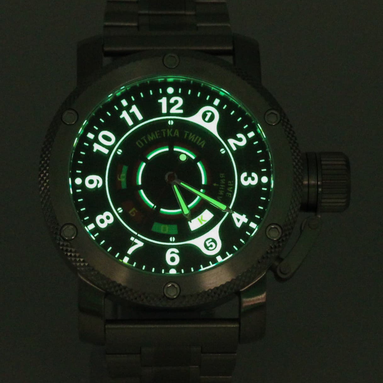 Часы Танковые войска (Отметка типа У.Б.О.К.), механизм Восток 2415.01