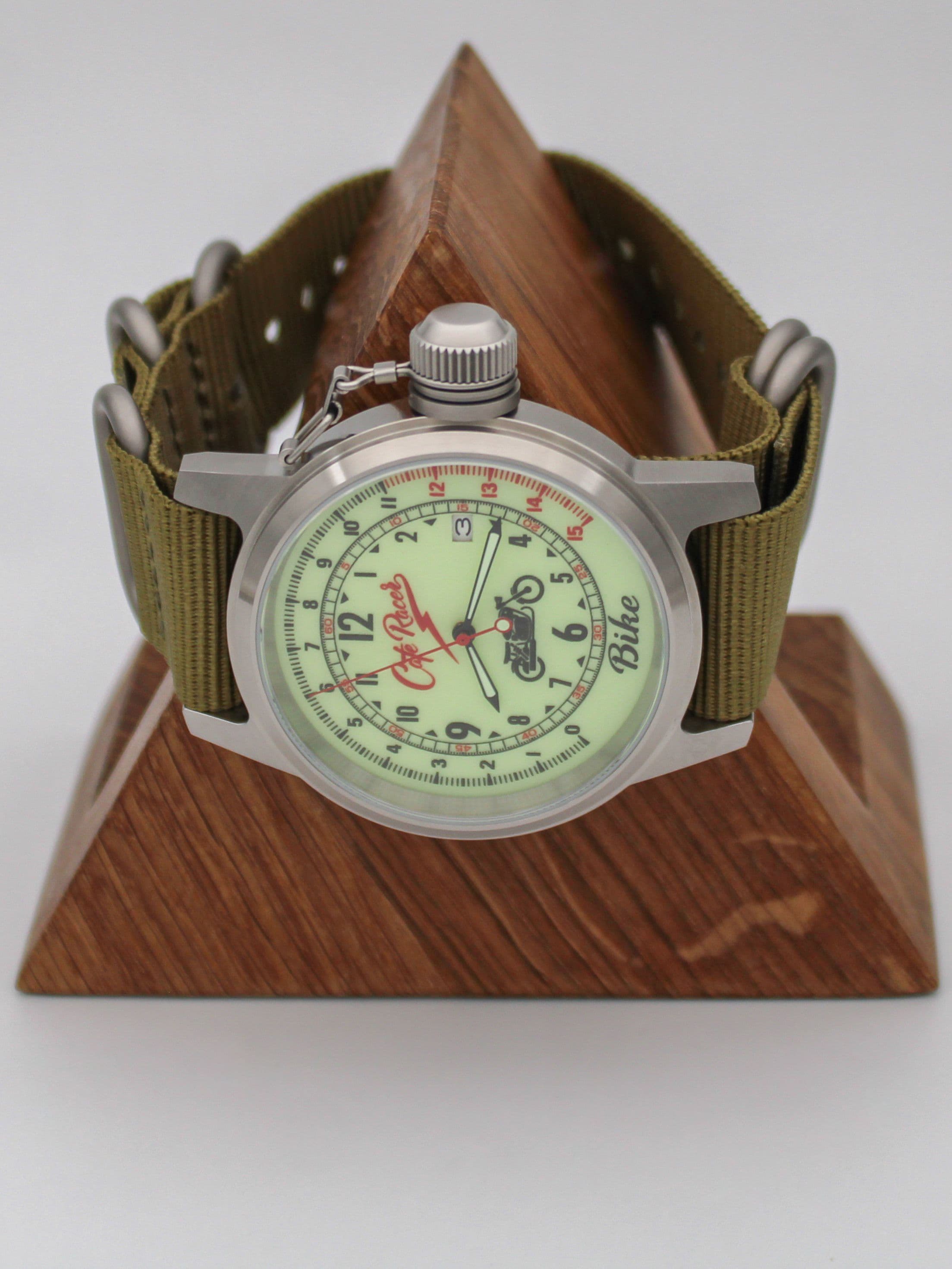 Часы Cafe Racer механические с автоподзаводом (Seiko NH35A) 45.236.21