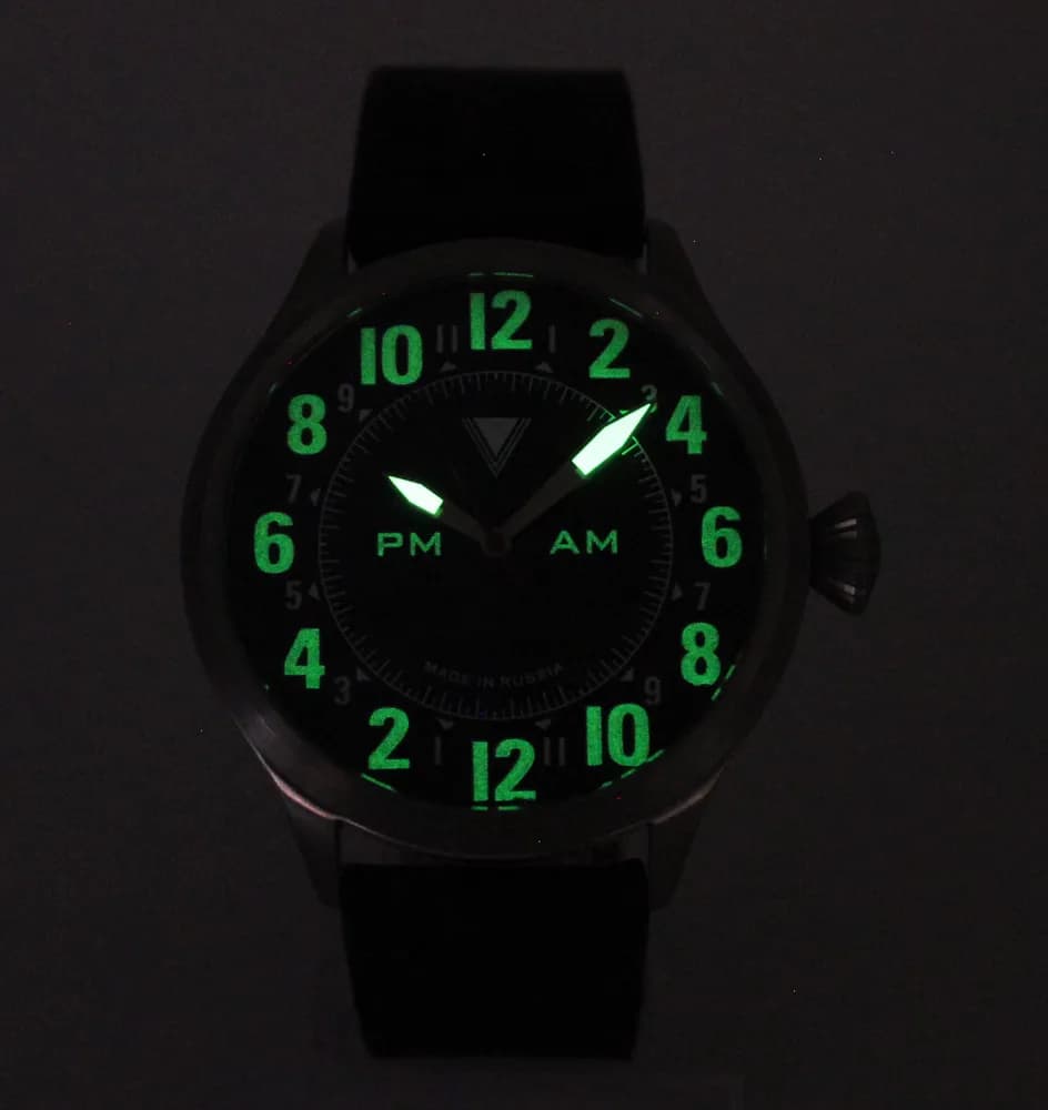 Часы PM / AM механические 11.233.01 механизм Восток 2423