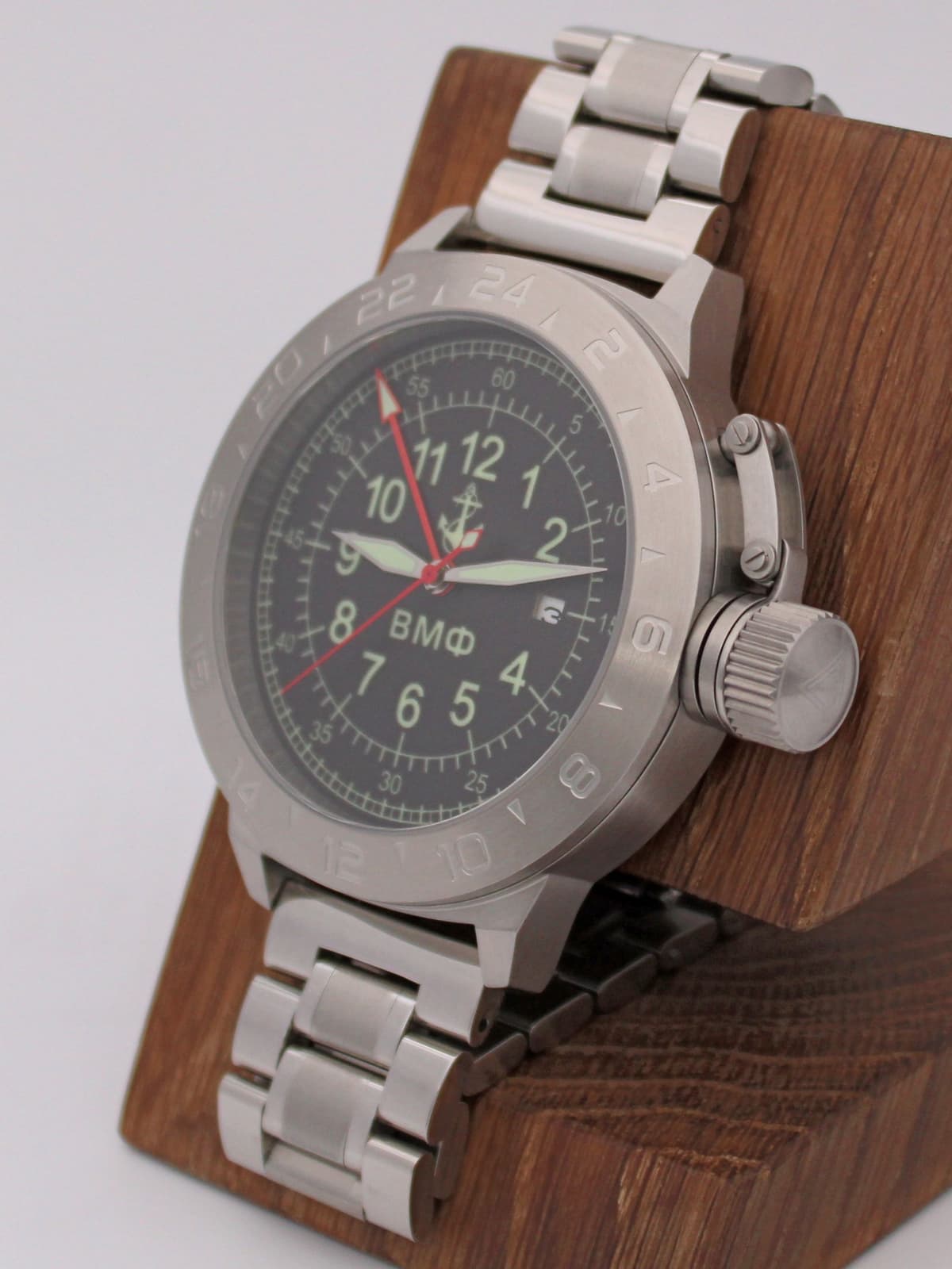 Часы ВМФ механические с автоподзаводом (Seiko NH34A) 52.321.2