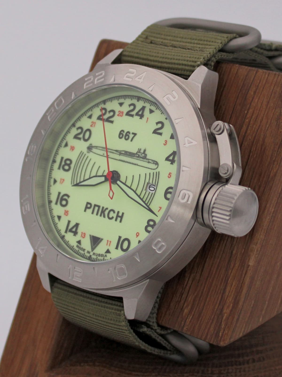 Часы 667 РПКСН кварцевые (Ronda 515.24H) Q52.038.21