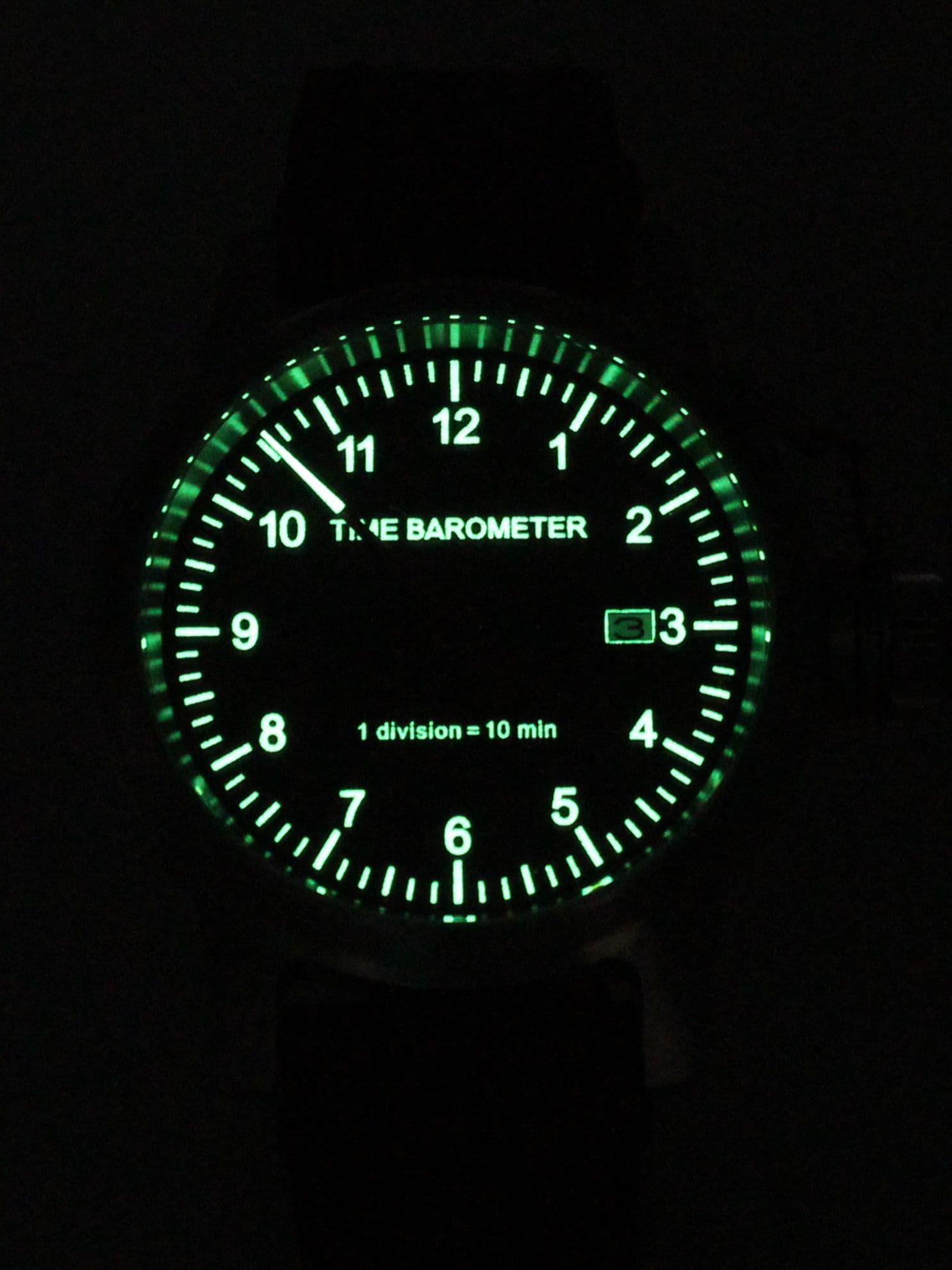 Часы Time Barometer однострелочные механические с автоподзаводом (Seiko NH35A) 45.177.2