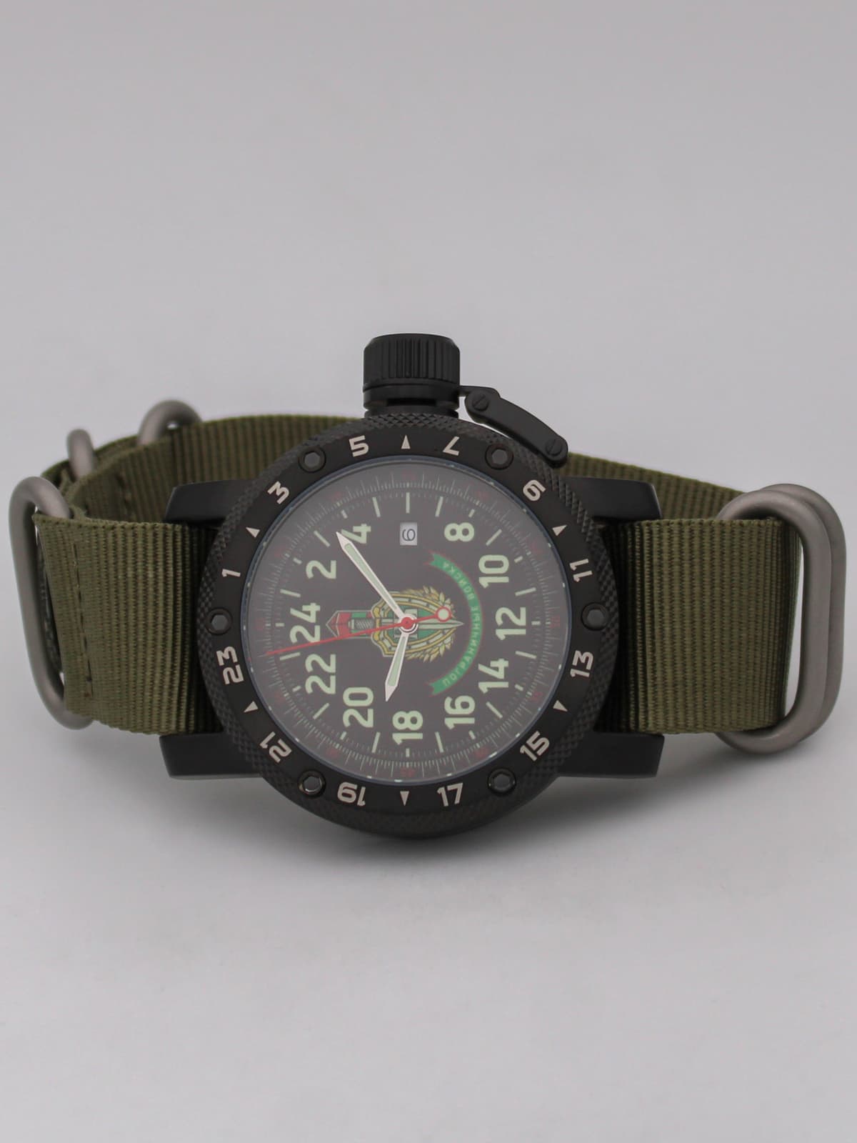 Часы Погранвойска кварцевые (Ronda 515.24H) Q147.174.21