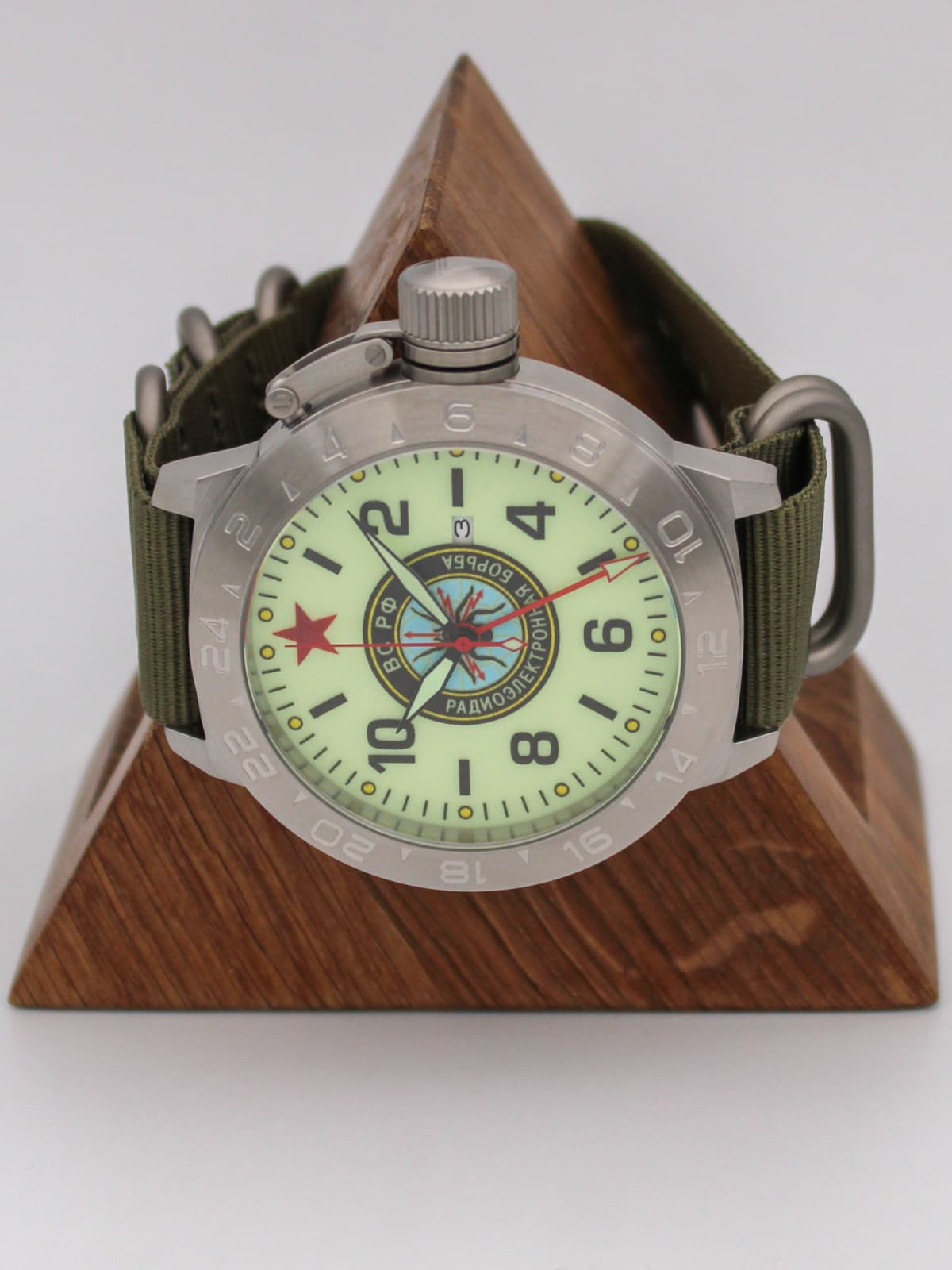 Часы Войска РЭБ механические с автоподзаводом (Seiko NH34A) 52.275.21