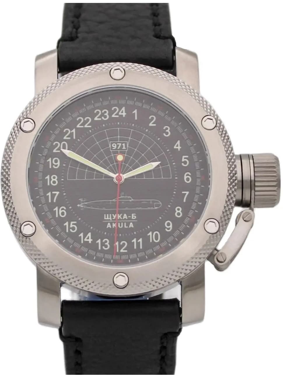 Часы 971 Щука-Б (Акула), механизм Восток 2415.01