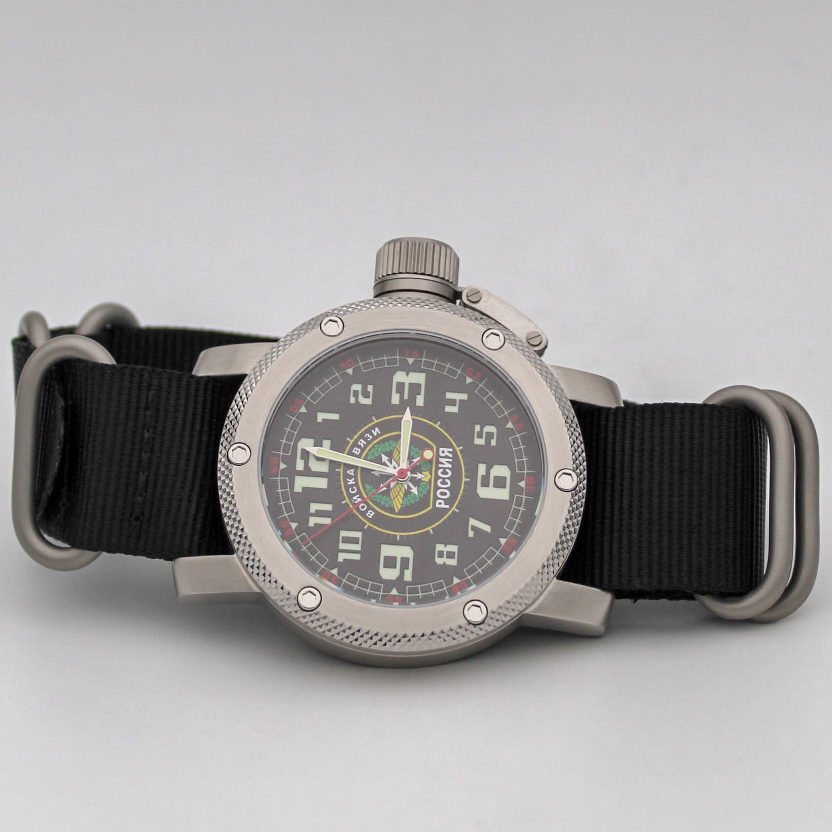 Часы ВОЙСКА СВЯЗИ РОССИИ, механизм Восток 2415.01