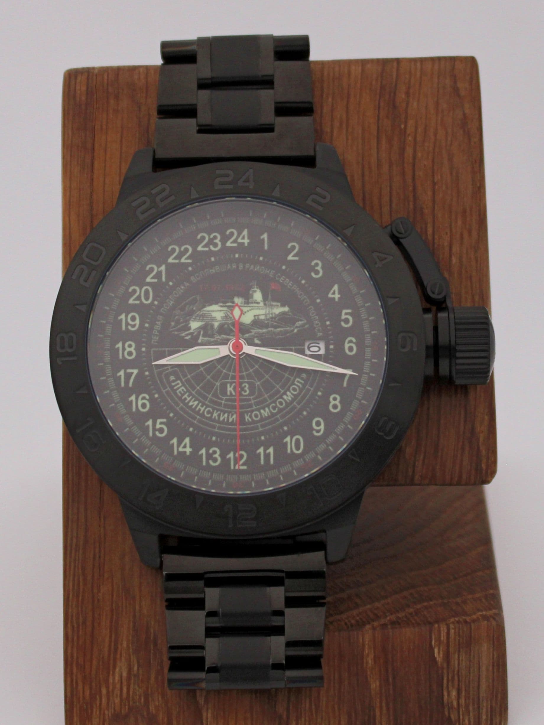 Часы К-3 "Ленинский комсомол" механические с автоподзаводом (Seiko NH34A) 152.152.1