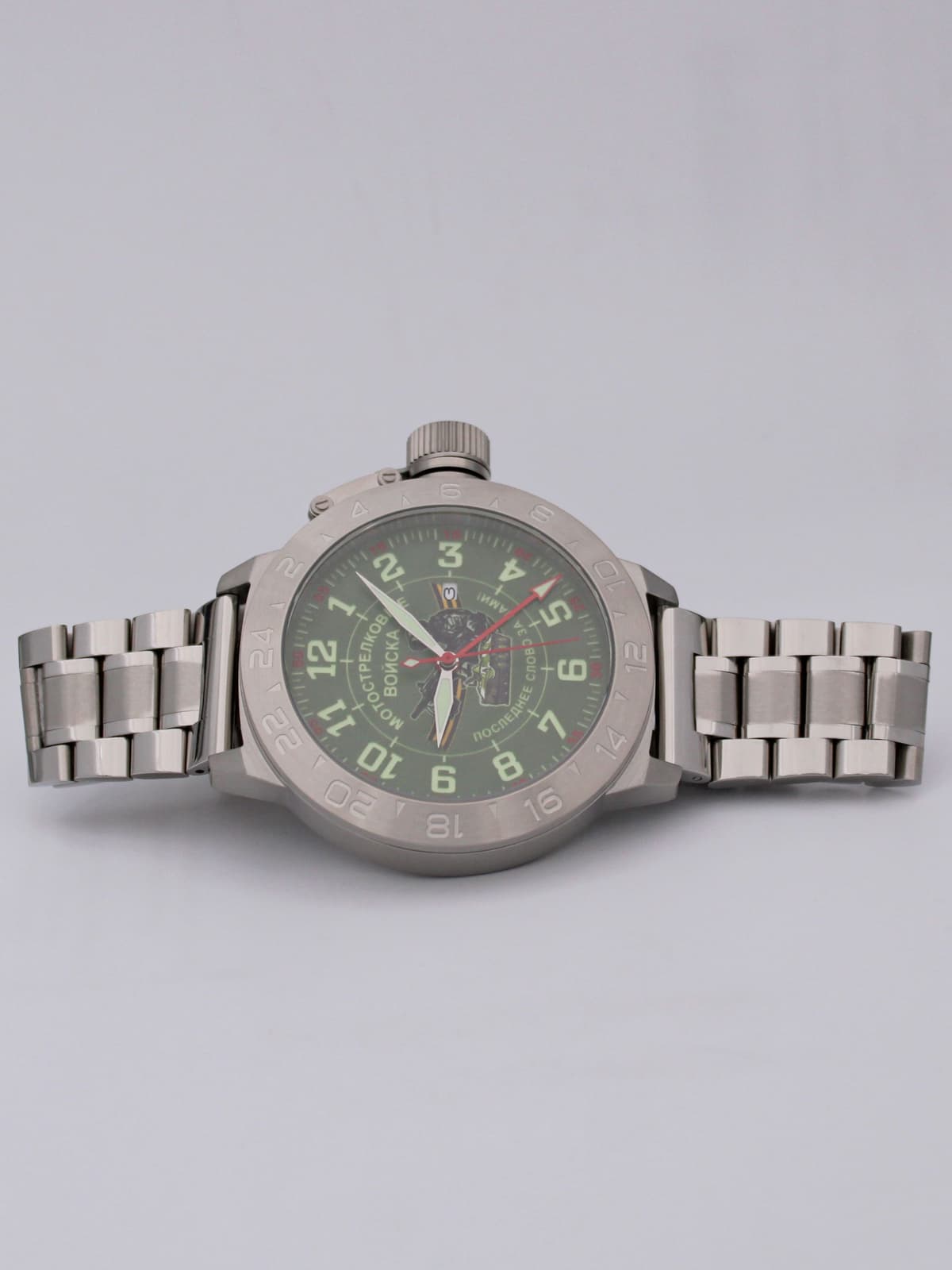 Часы Мотострелковые войска механические с автоподзаводом (Seiko NH34A) 52.287.2