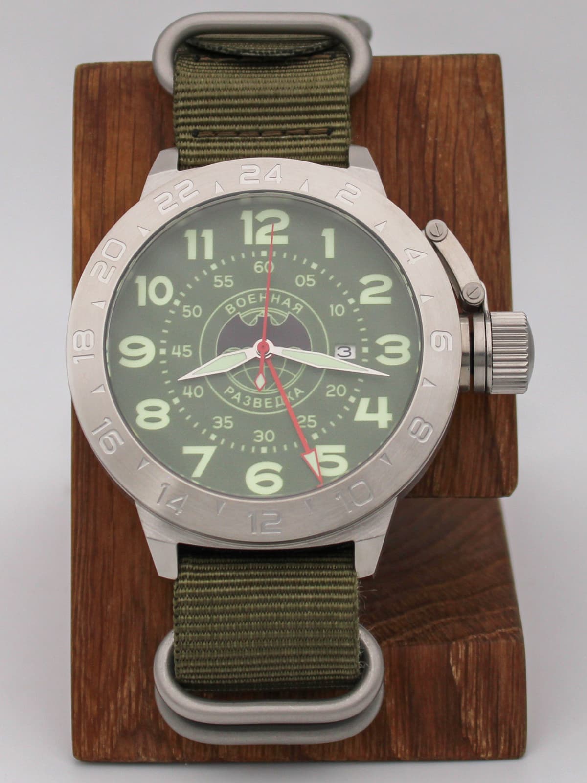 Часы Военная разведка механические с автоподзаводом (Seiko NH34A) 52.267.21