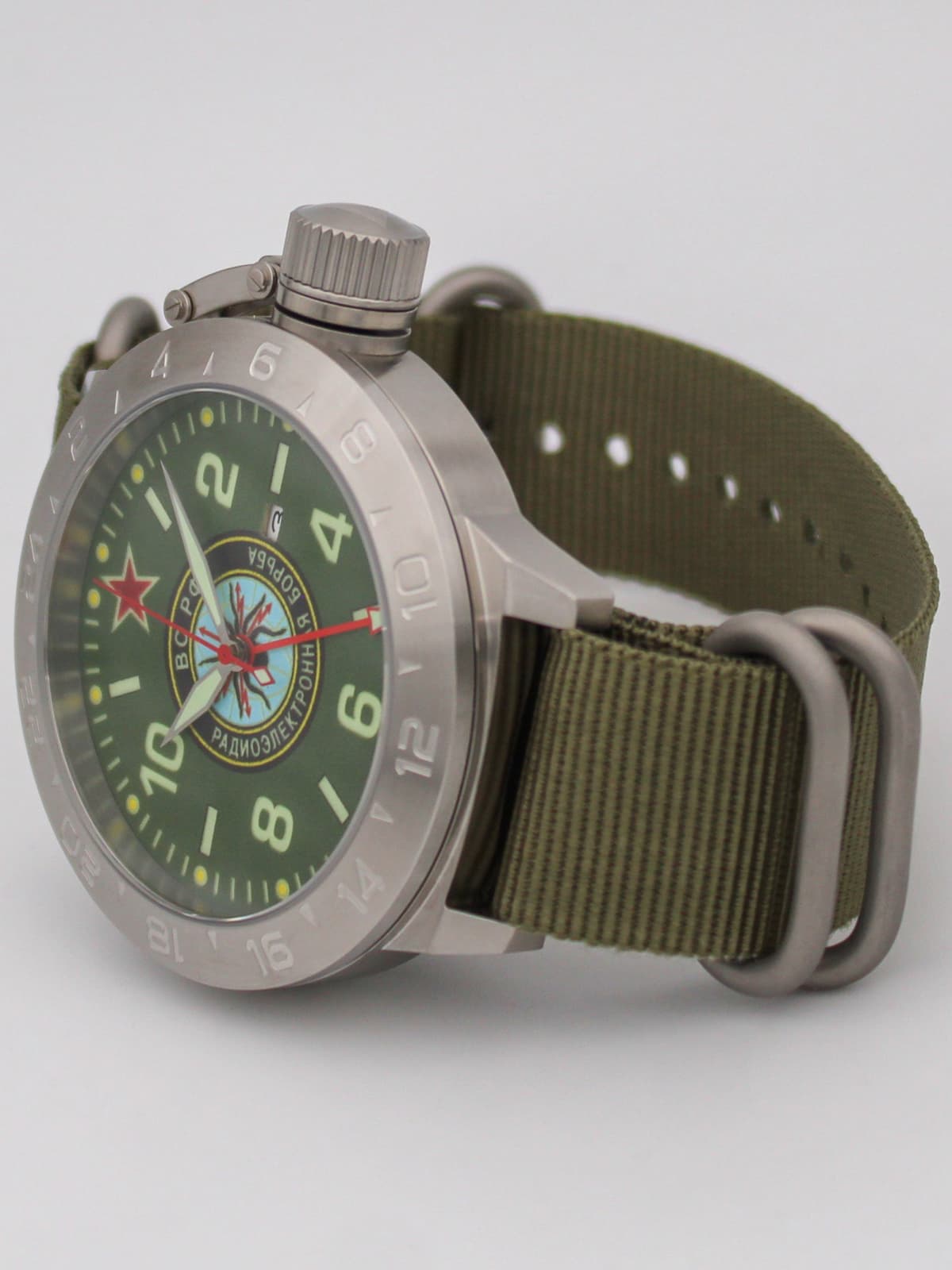 Часы Войска РЭБ механические с автоподзаводом (Seiko NH34A) 52.277.21