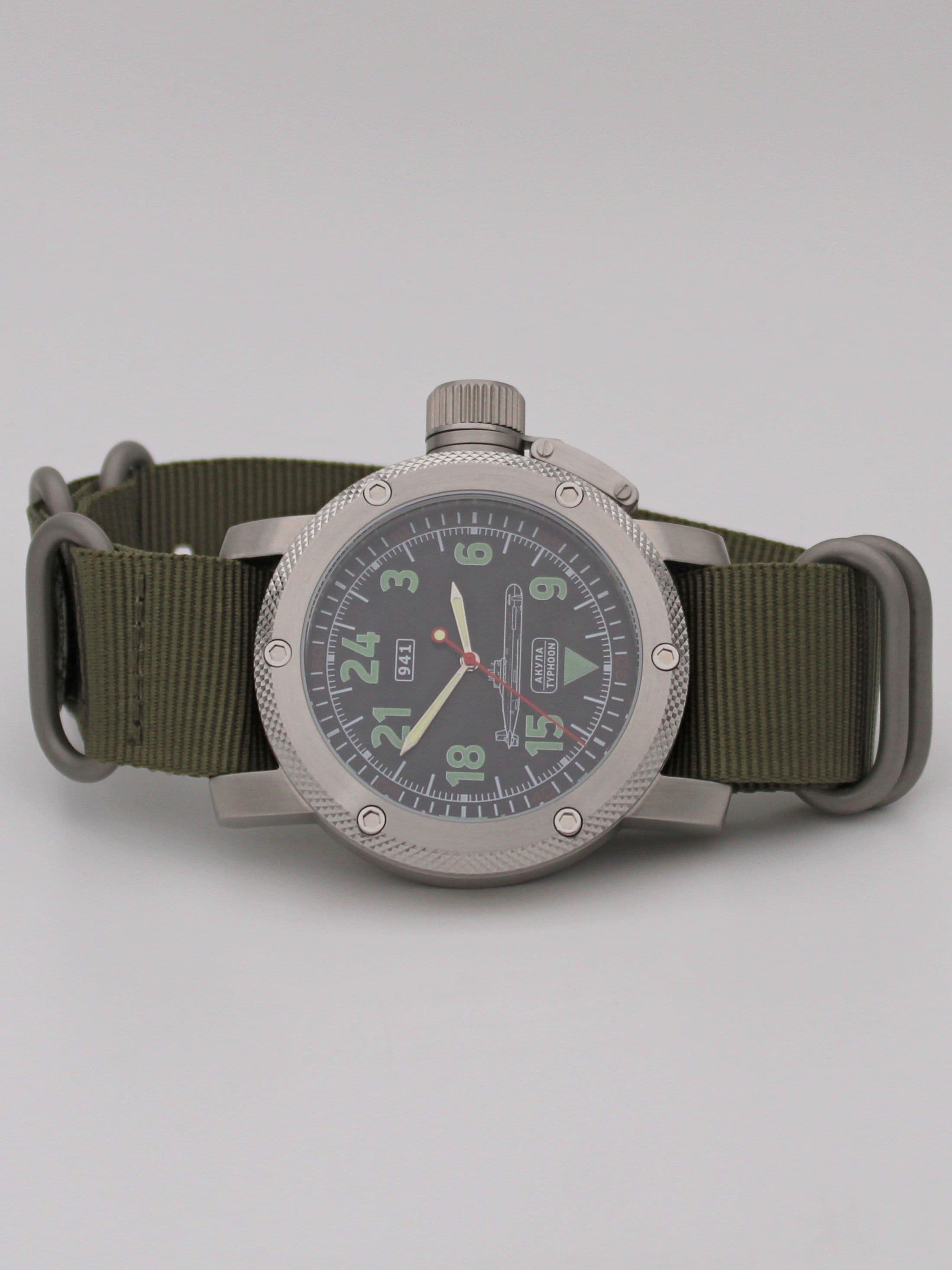 Часы 941 / Акула (Typhoon) механические с автоподзаводом (Восток 2431) 01.054.21