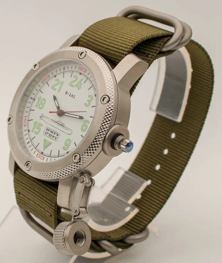 Часы К-141 / Курск (Oscar-II) 086.21 механические, механизм Ракета 2623 
