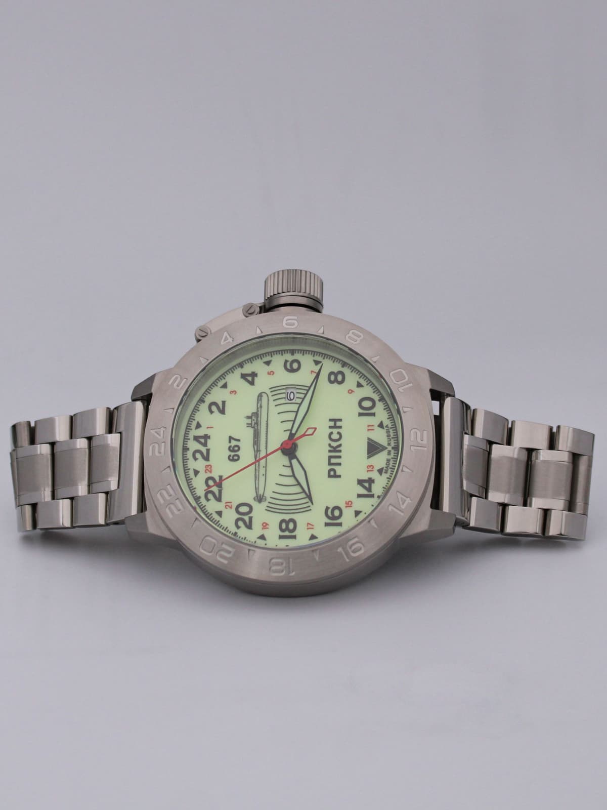 Часы 667 РПКСН кварцевые (Ronda 515.24H) Q52.038.2