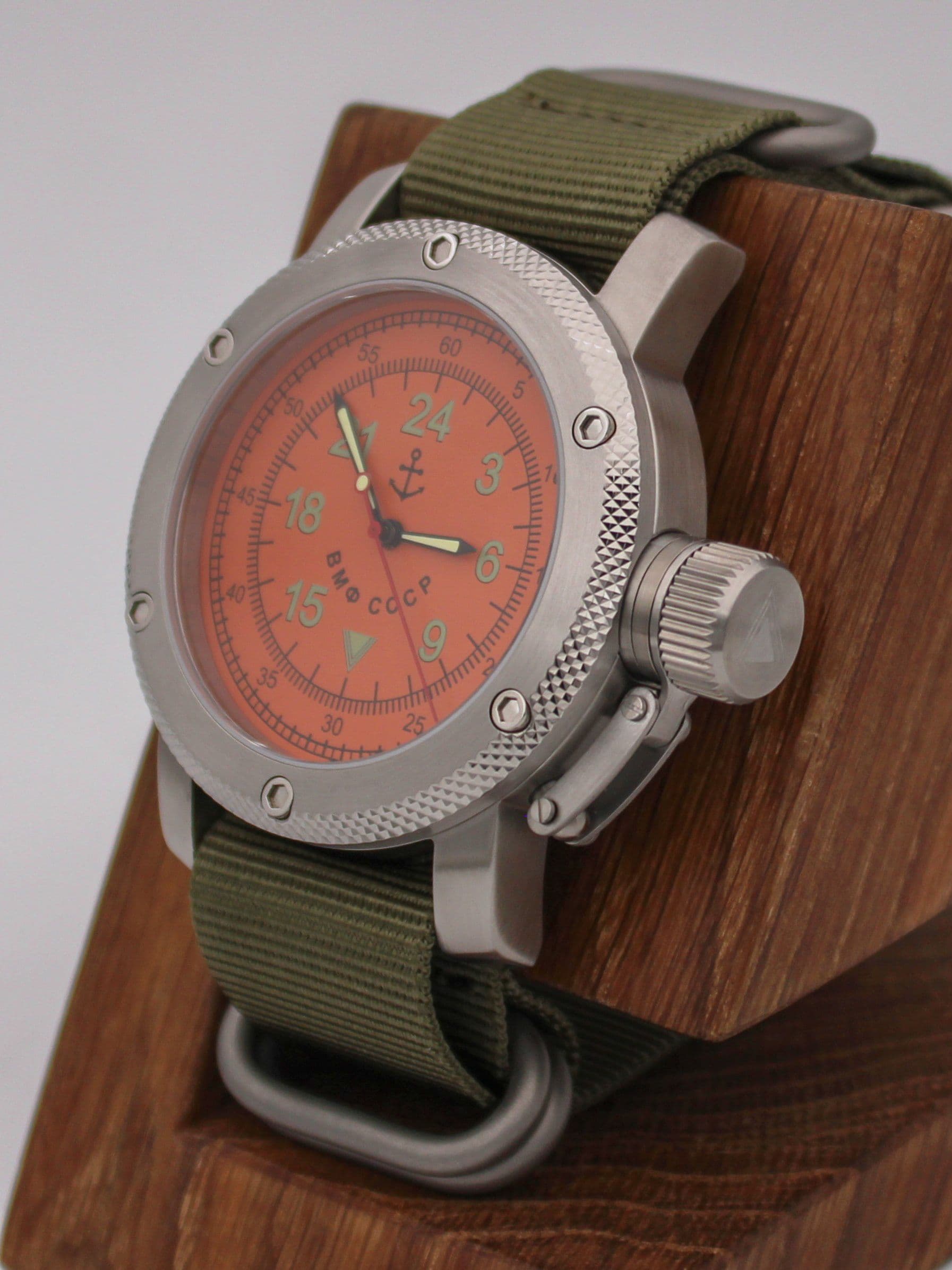 Часы ВМФ СССР механические с автоподзаводом (Восток 2431) 01.013.21