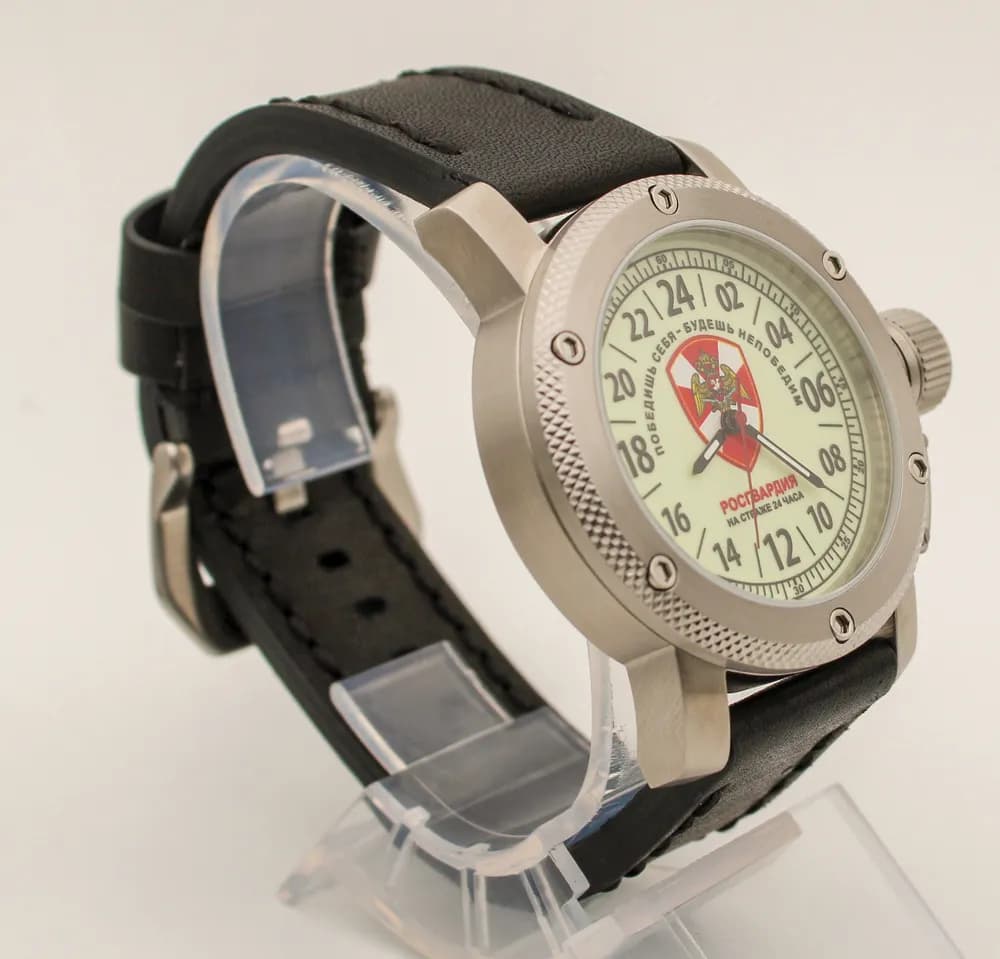 Часы наручные Росгвардия 1163.01 механические с автоподзаводом (сапфировое стекло),  механизм Восток 2431