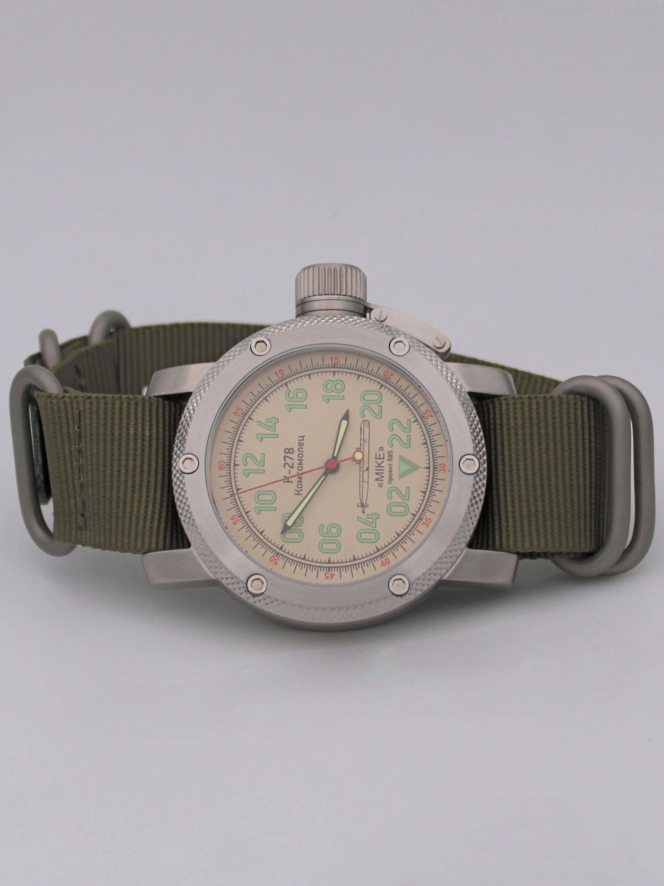 Часы К-278 / Комсомолец (Mike) механические с автоподзаводом (Восток 2431) 01.042.21