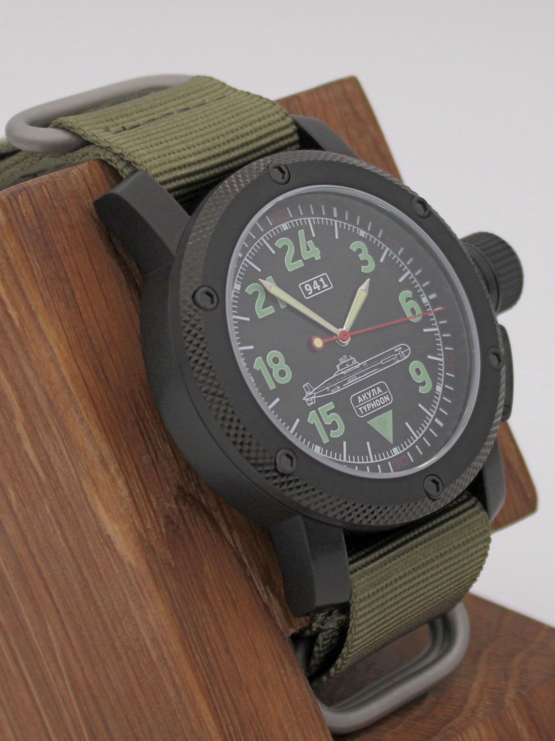 Часы 941 / Акула (Typhoon) механические с автоподзаводом (Восток 2431) 101.054.21