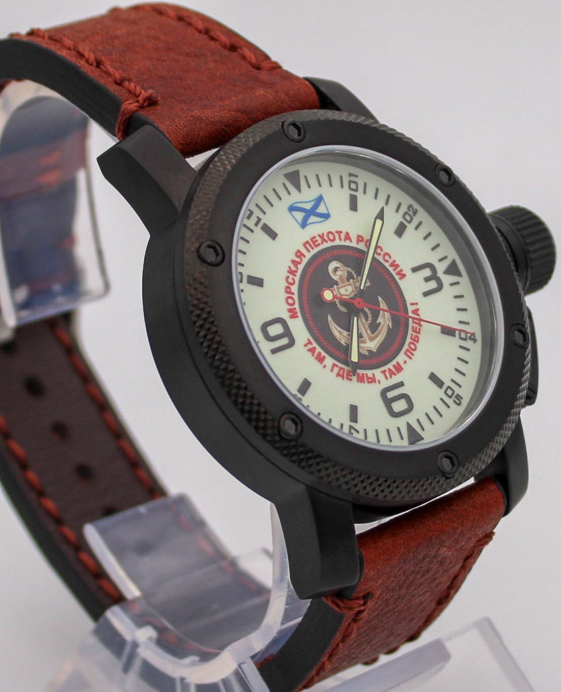Часы Морская пехота России / там,где мы,там-победа! механизм Восток 2415.01