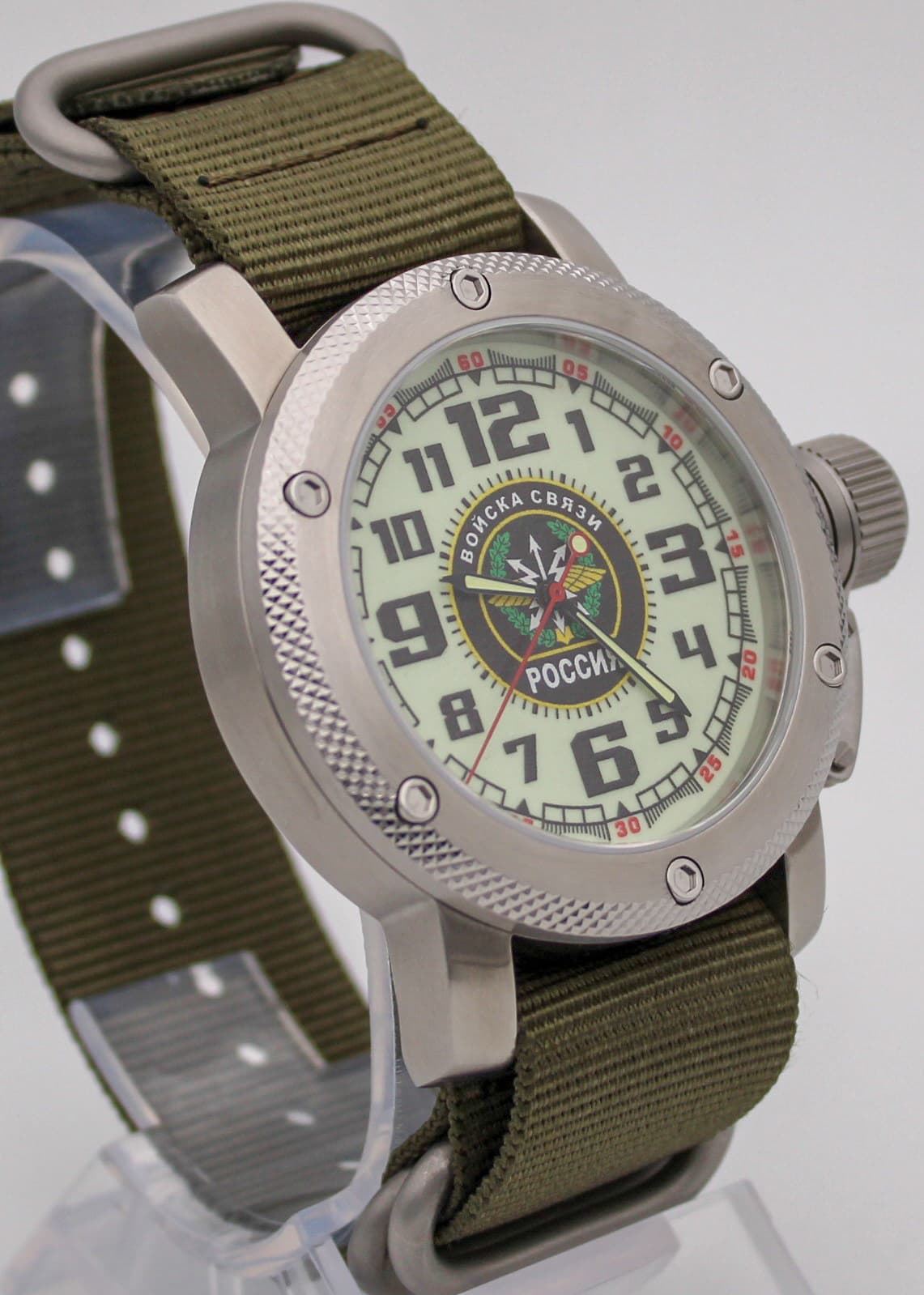 Часы ВОЙСКА СВЯЗИ РОССИИ, механизм Восток 2415.01
