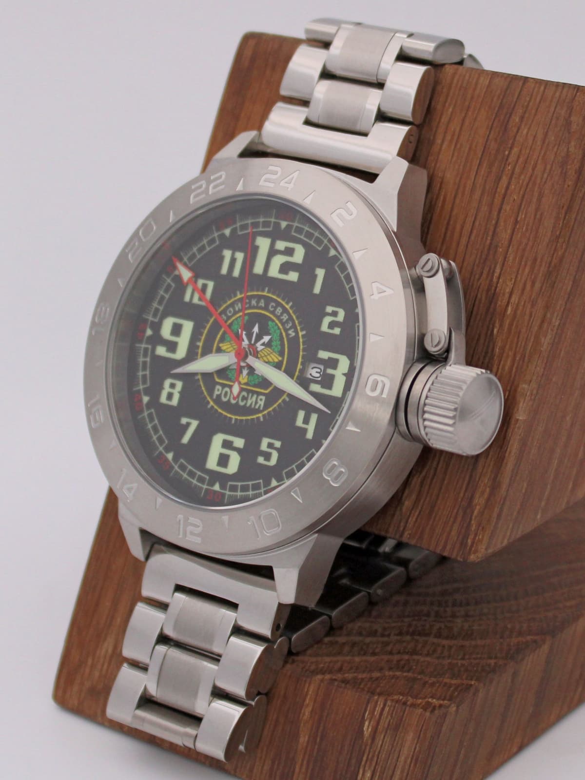 Часы Войска связи механические с автоподзаводом (Seiko NH34A) 52.197.2