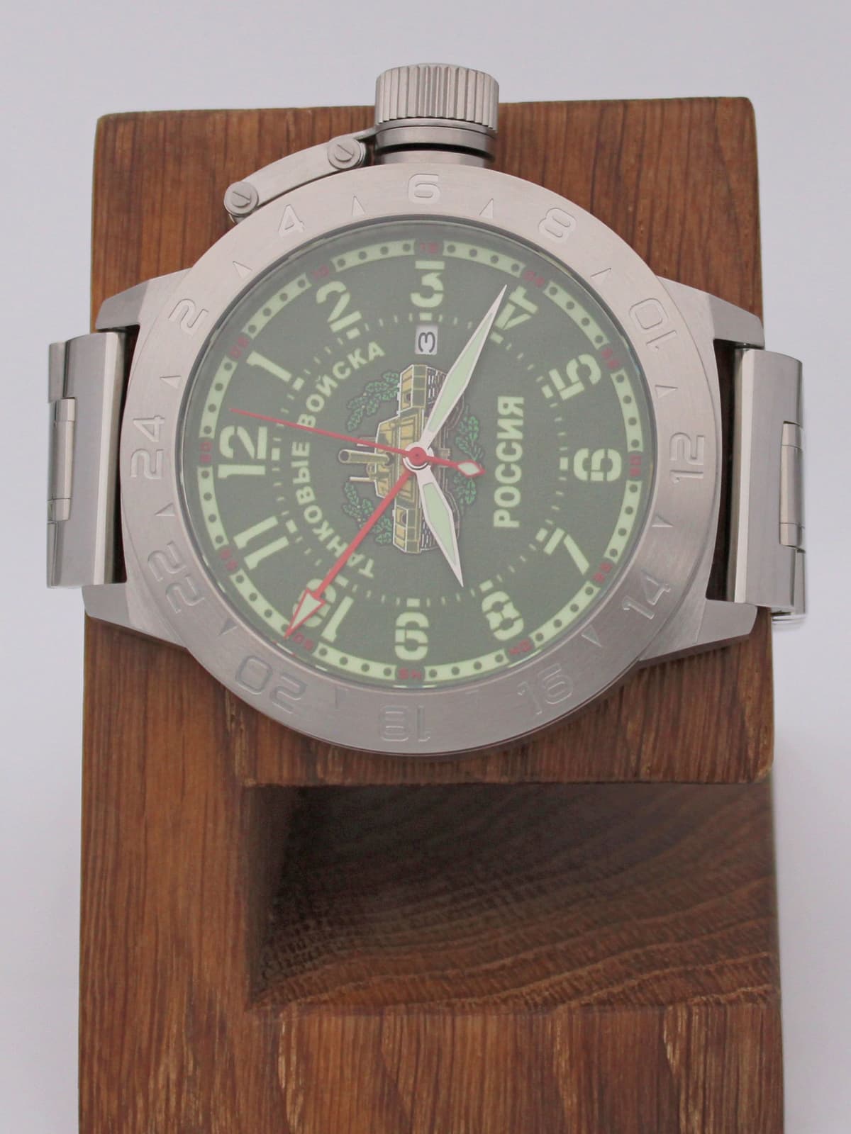 Часы Танковые войска механические с автоподзаводом (Seiko NH34A) 52.270.2