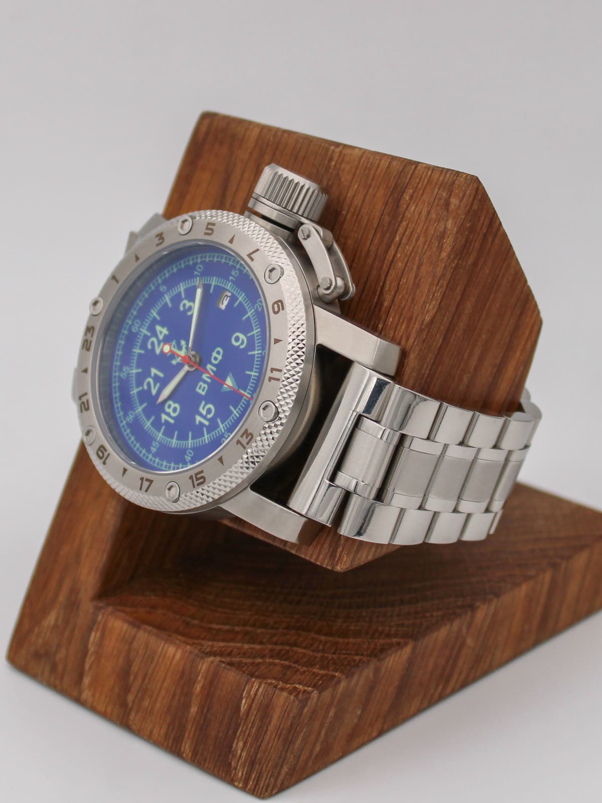 Часы ВМФ кварцевые (Ronda 515.24H) Q47.070.2