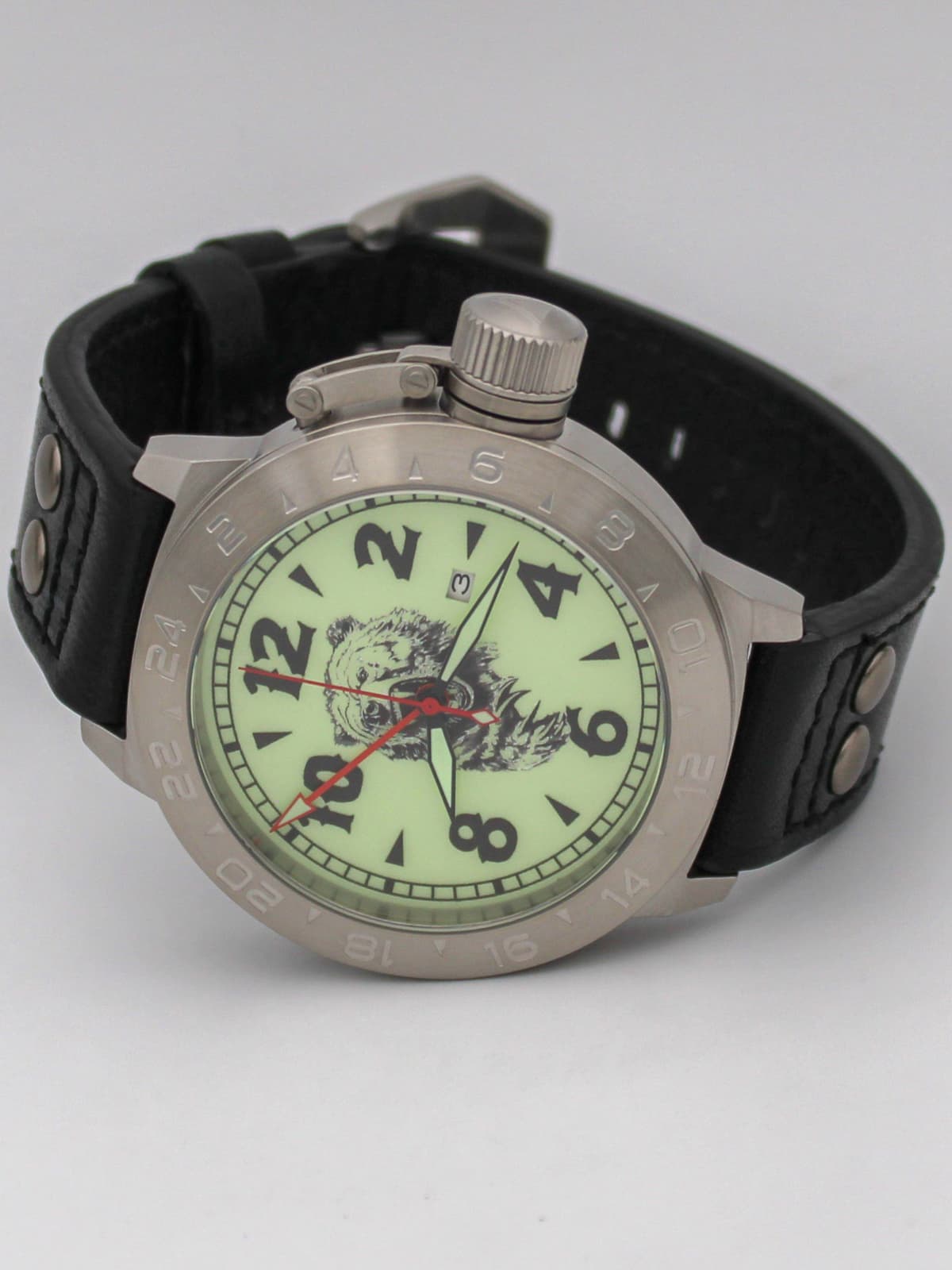 Часы Медведь механические с автоподзаводом (Seiko NH34A) 52.319.01